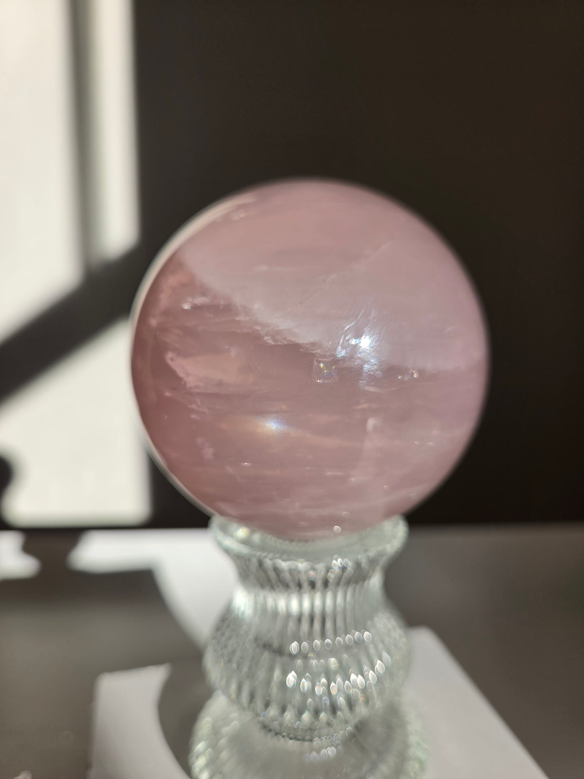 Rose Quartz Sphere 032