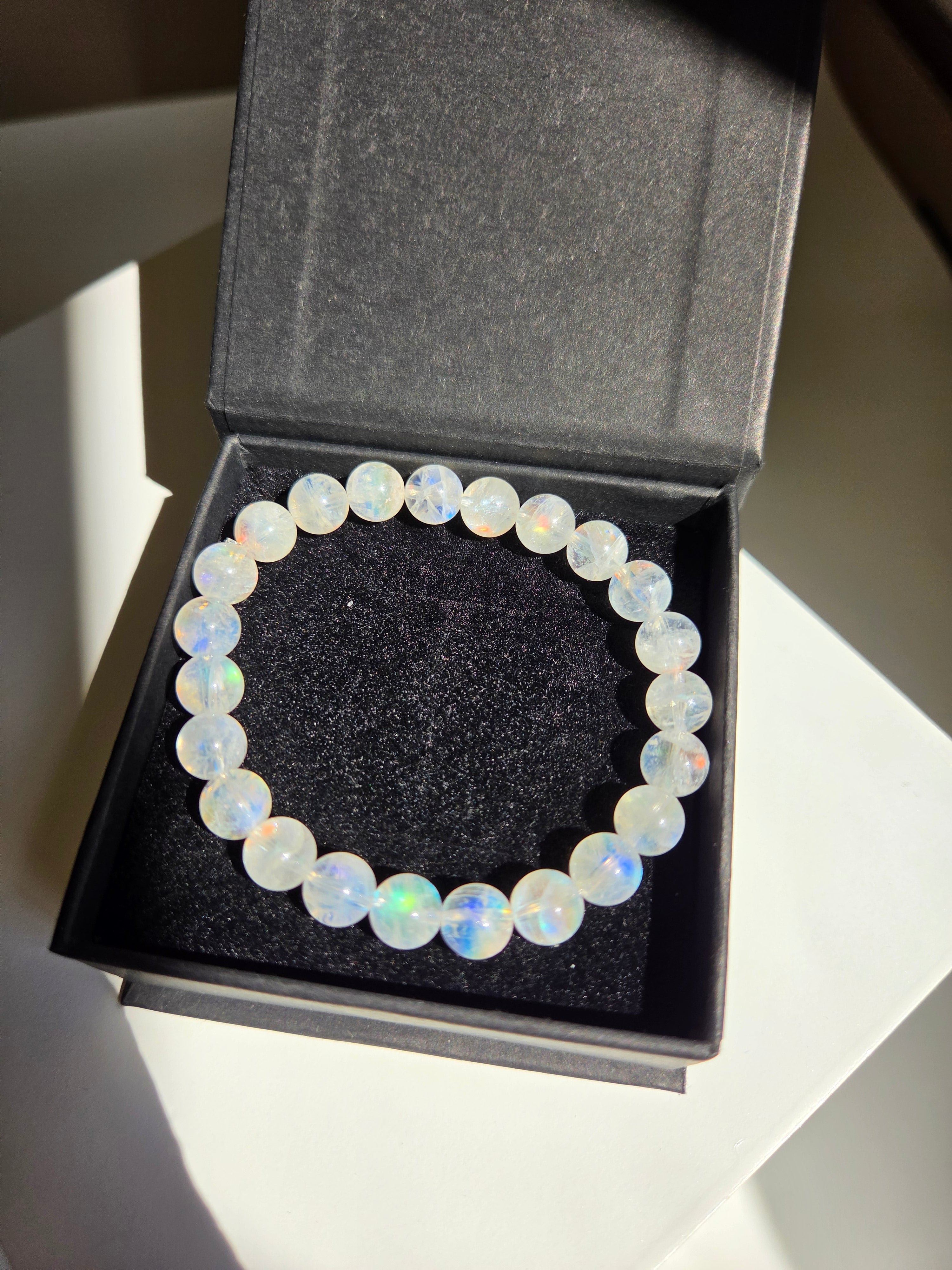 HQ Malagasy Moonstone Bracelet 006 | 8mm