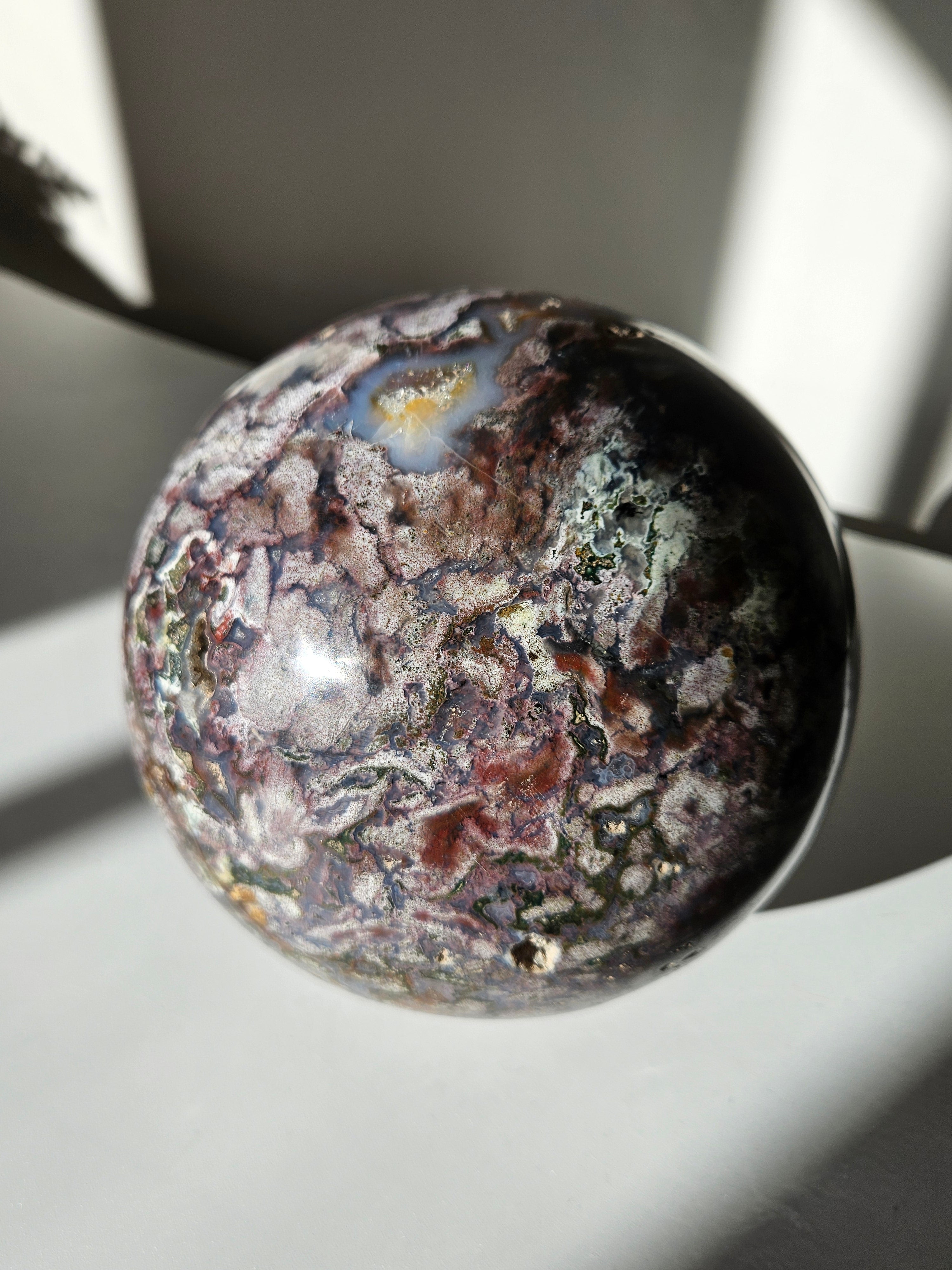 Sea Jasper Statement Sphere