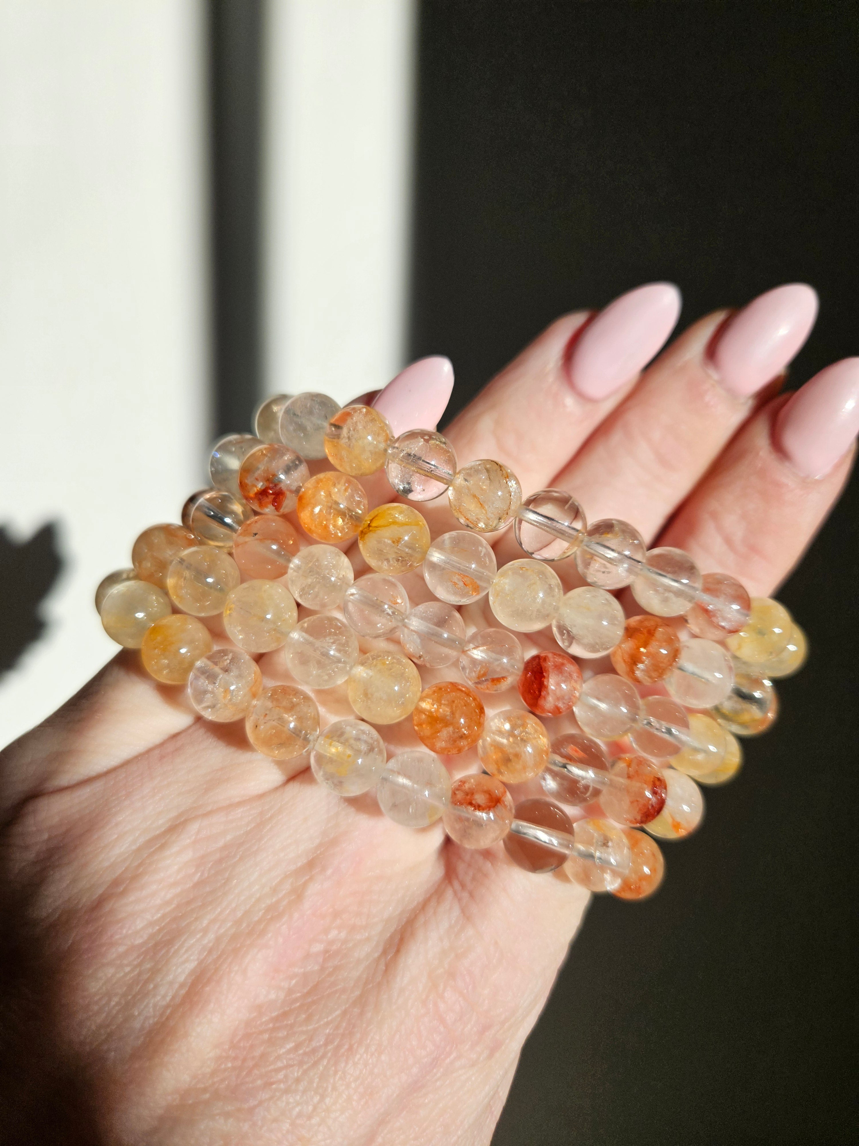 Golden Healer x Hematoid Quartz bracelet | 9.5mm