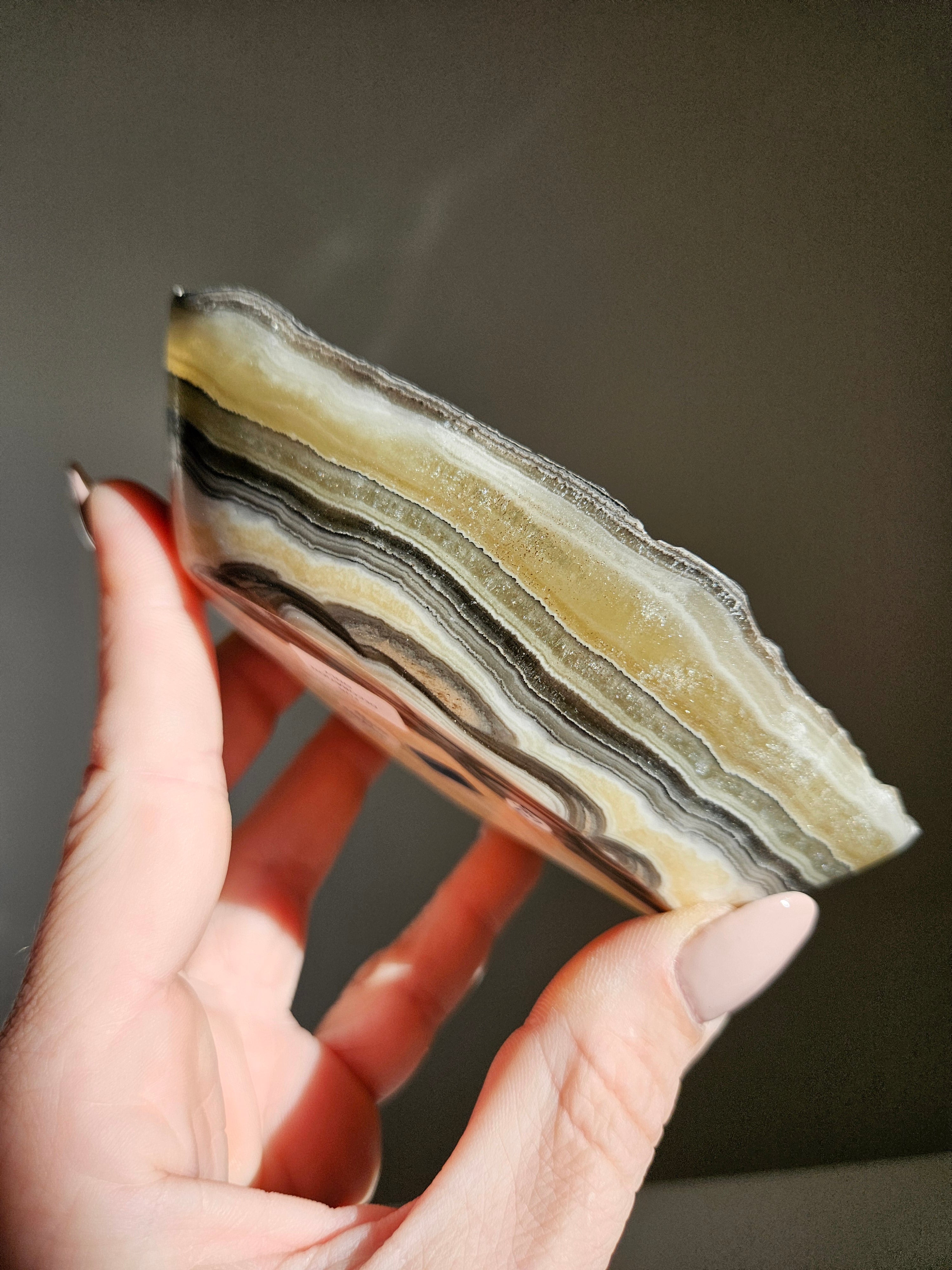 Banded Calcite Bowl 002