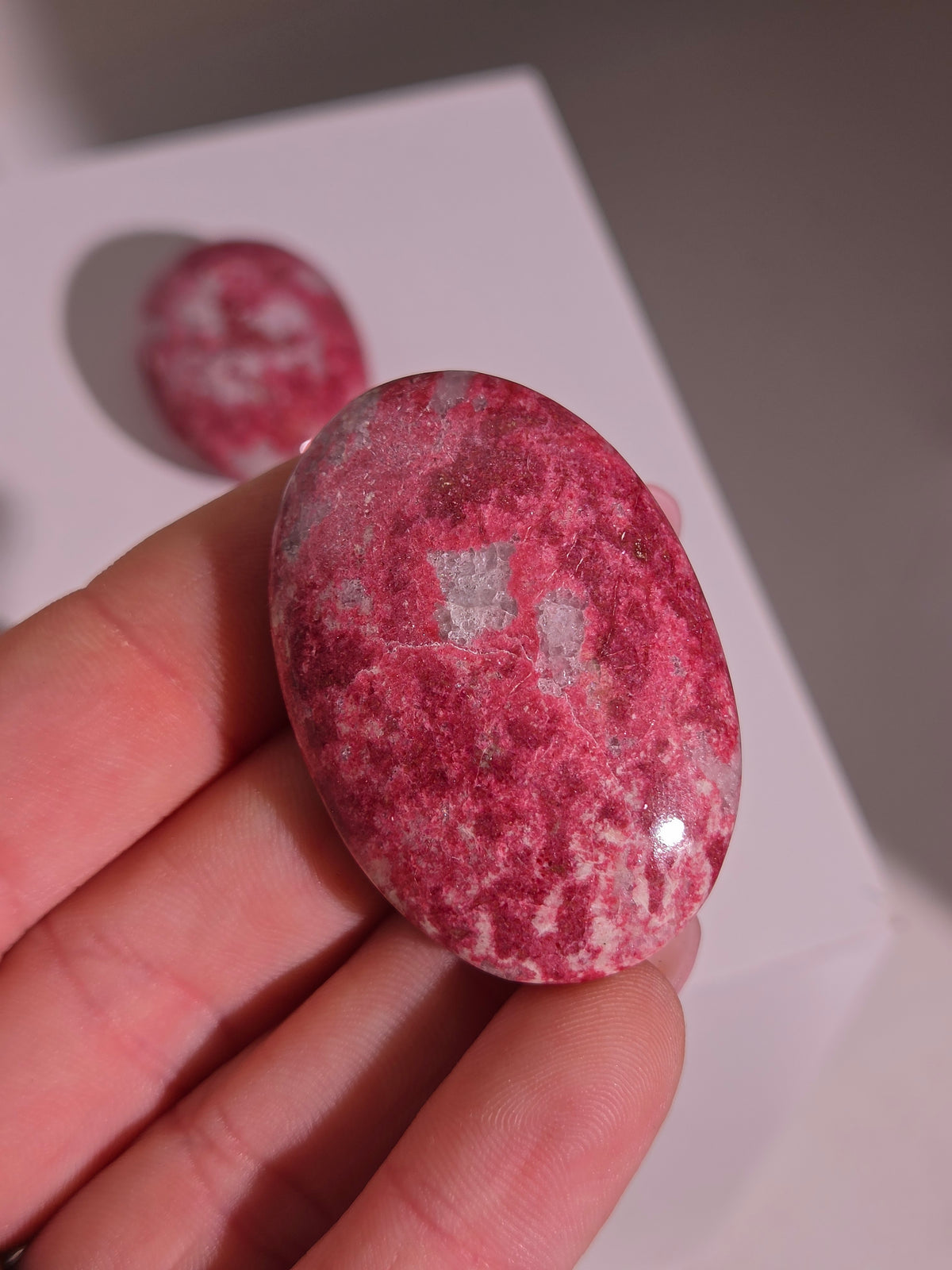 Thulite Palmstone | select your piece