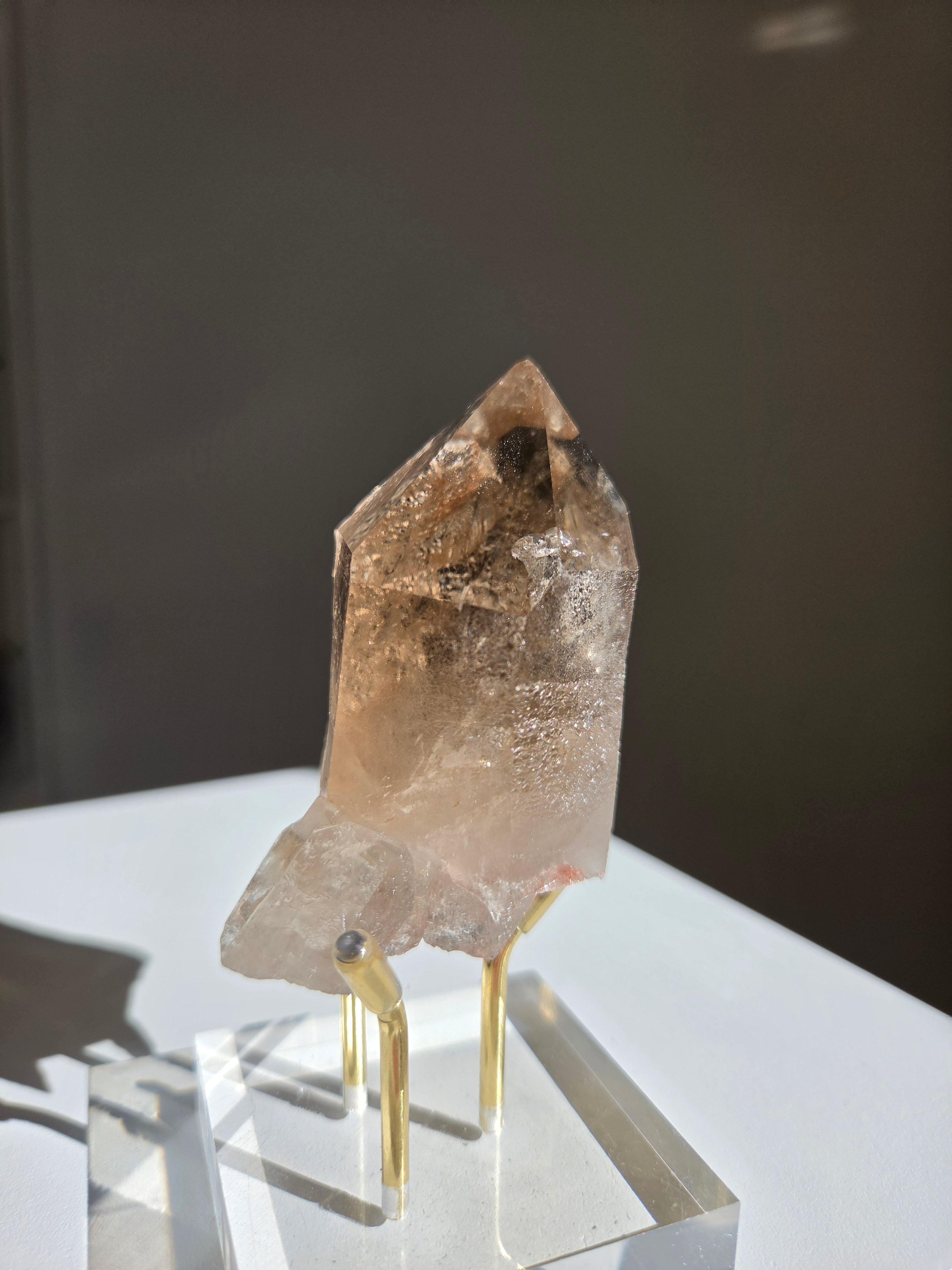 Smoky Quartz Cluster 002