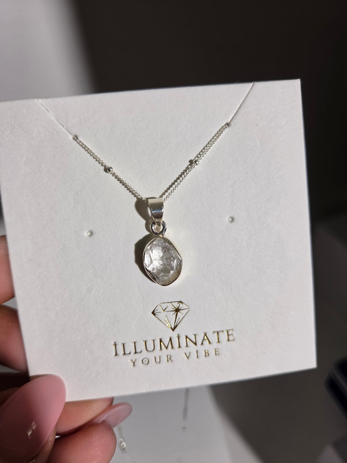 Herkimer Diamond Necklace 002