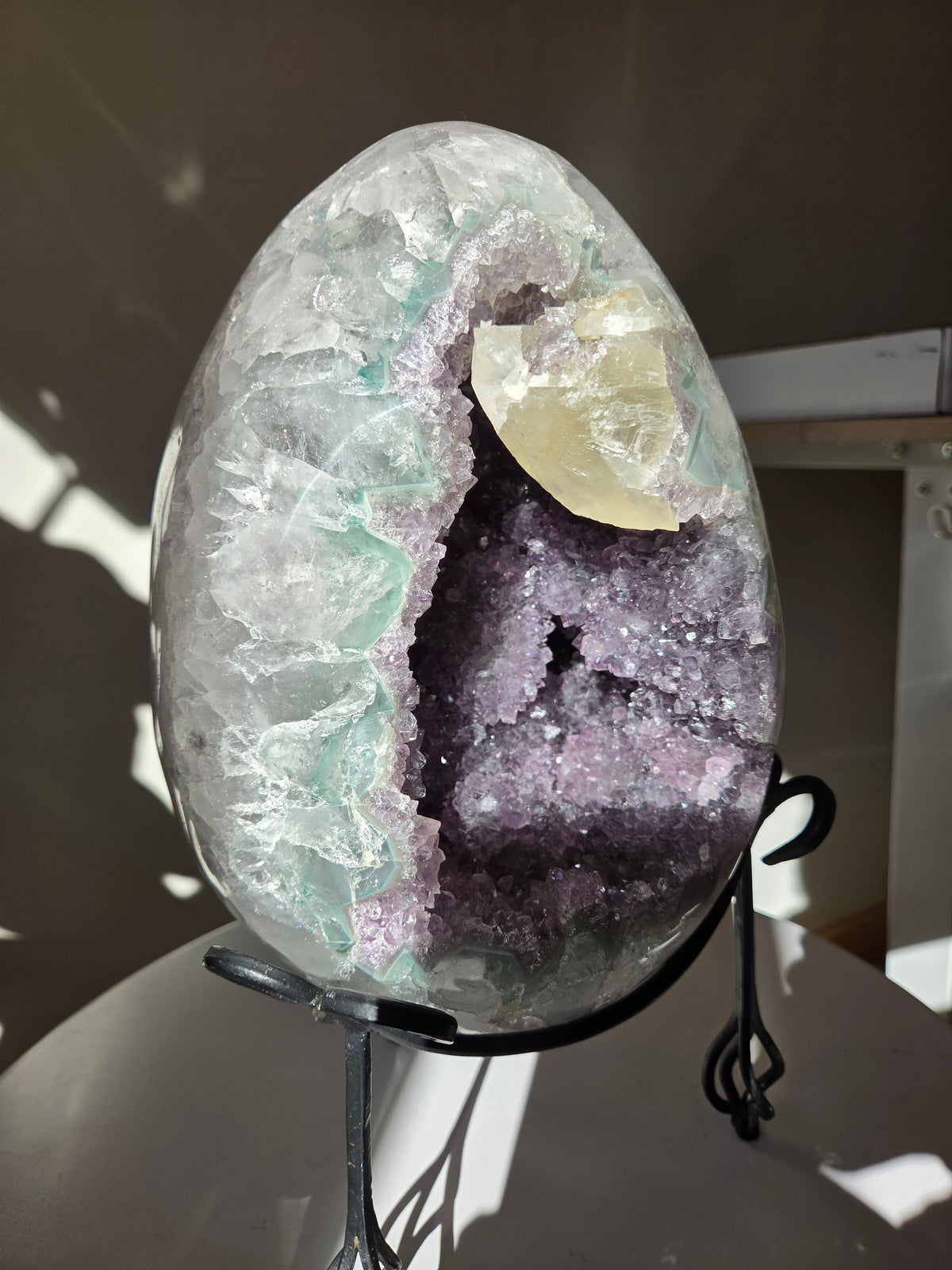 Agate x Amethyst Statement Egg