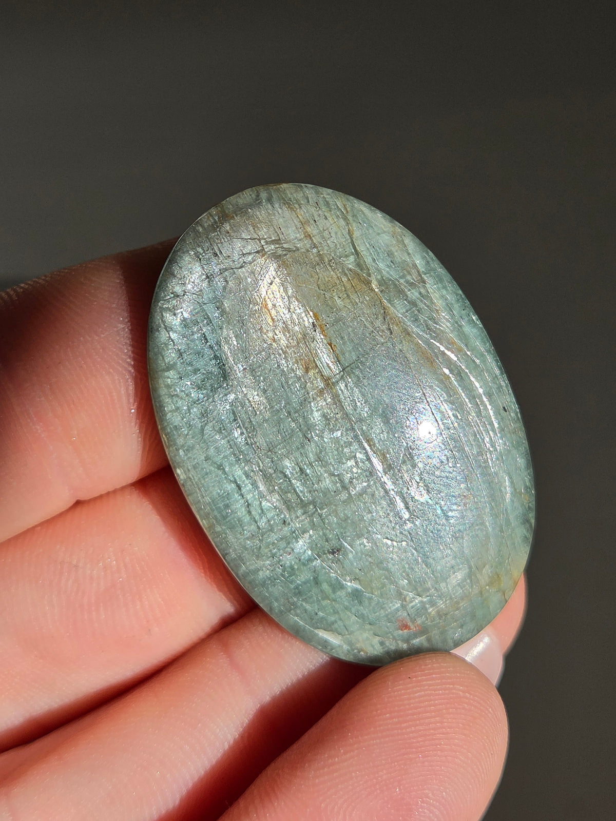 Green Kyanite Mini Palm 005