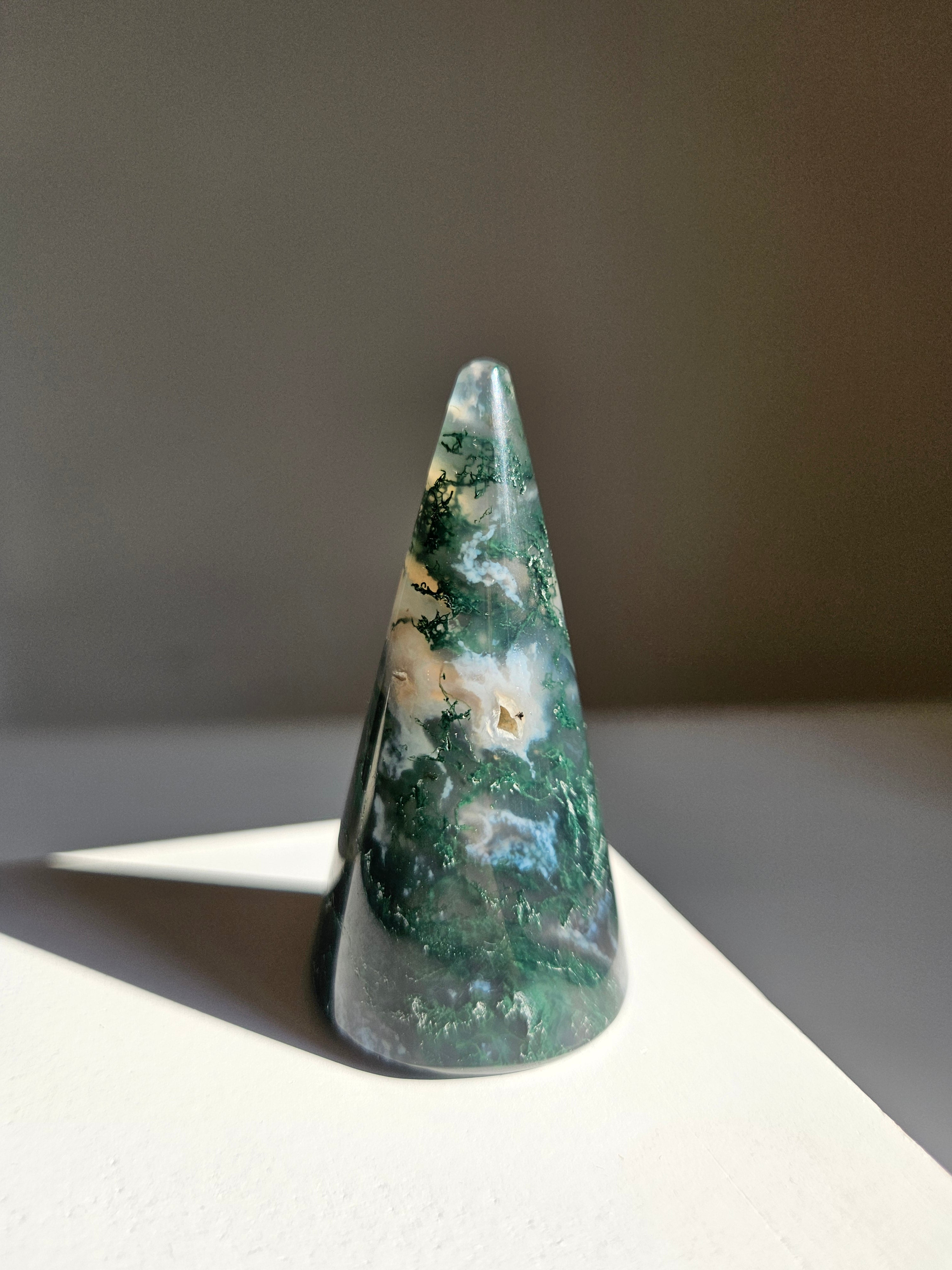 Moss Agate Ring Holder 002