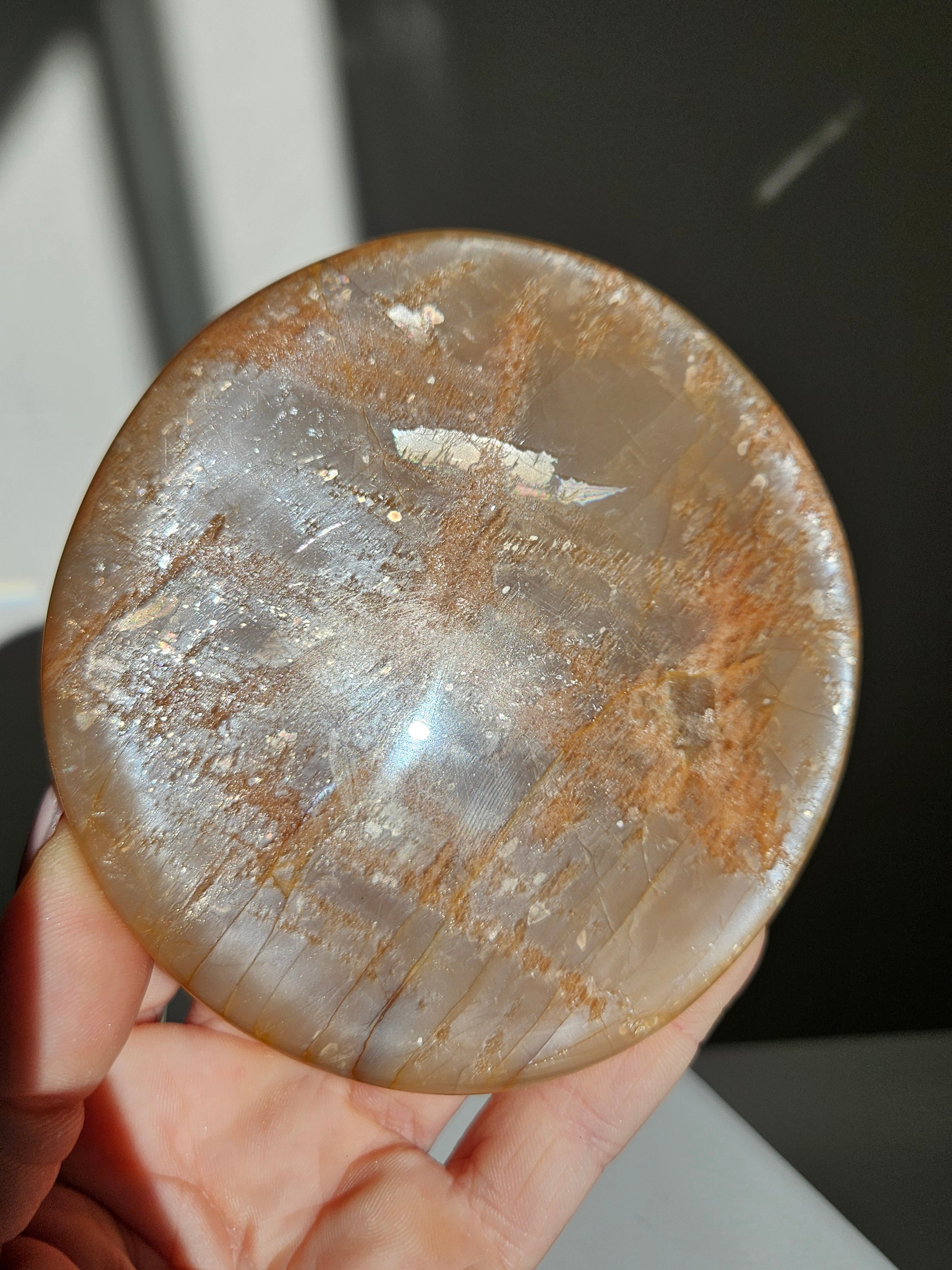 Peach Moonstone Slab 004