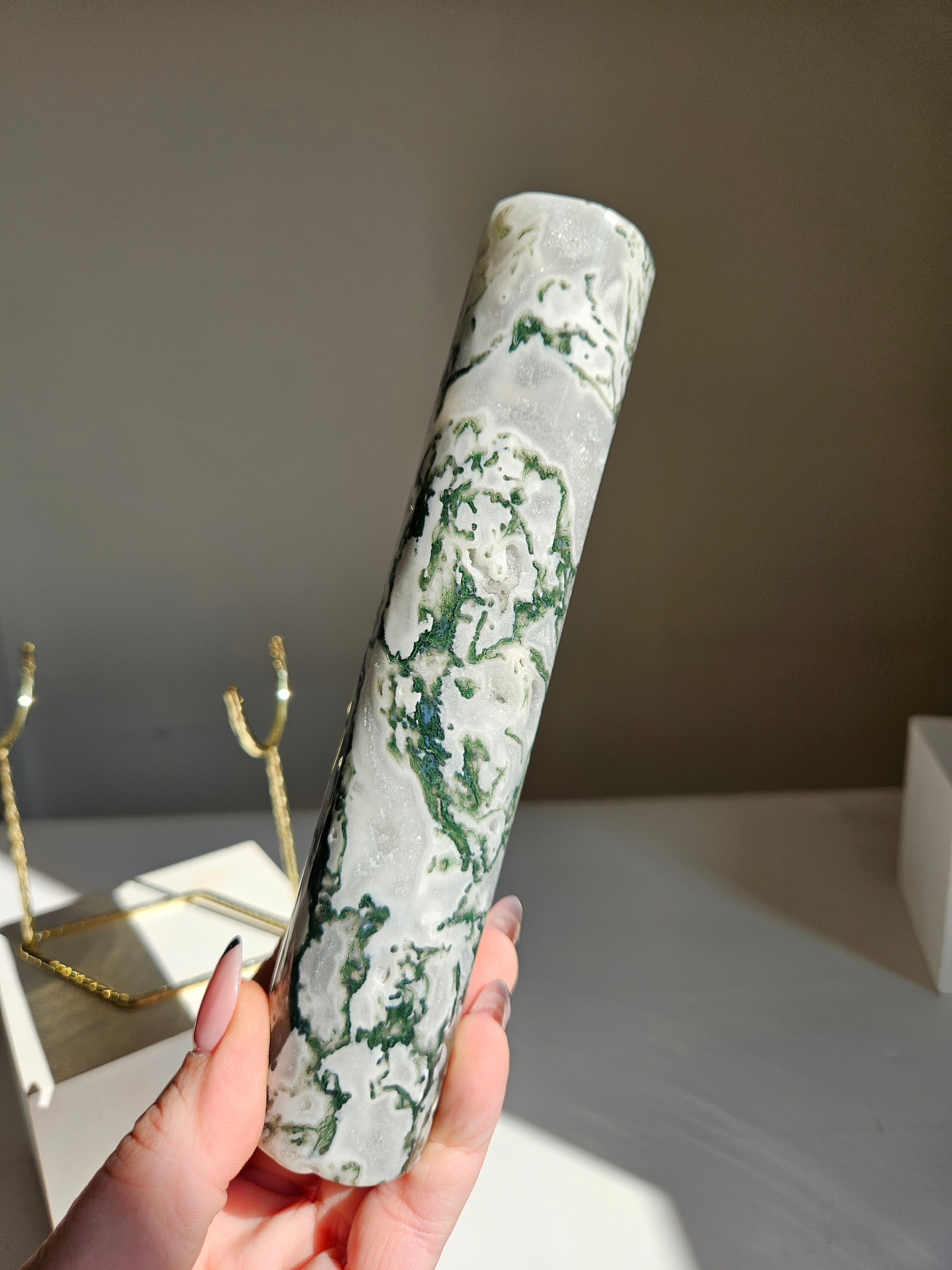 Moss Agate Bracelet Holder 007