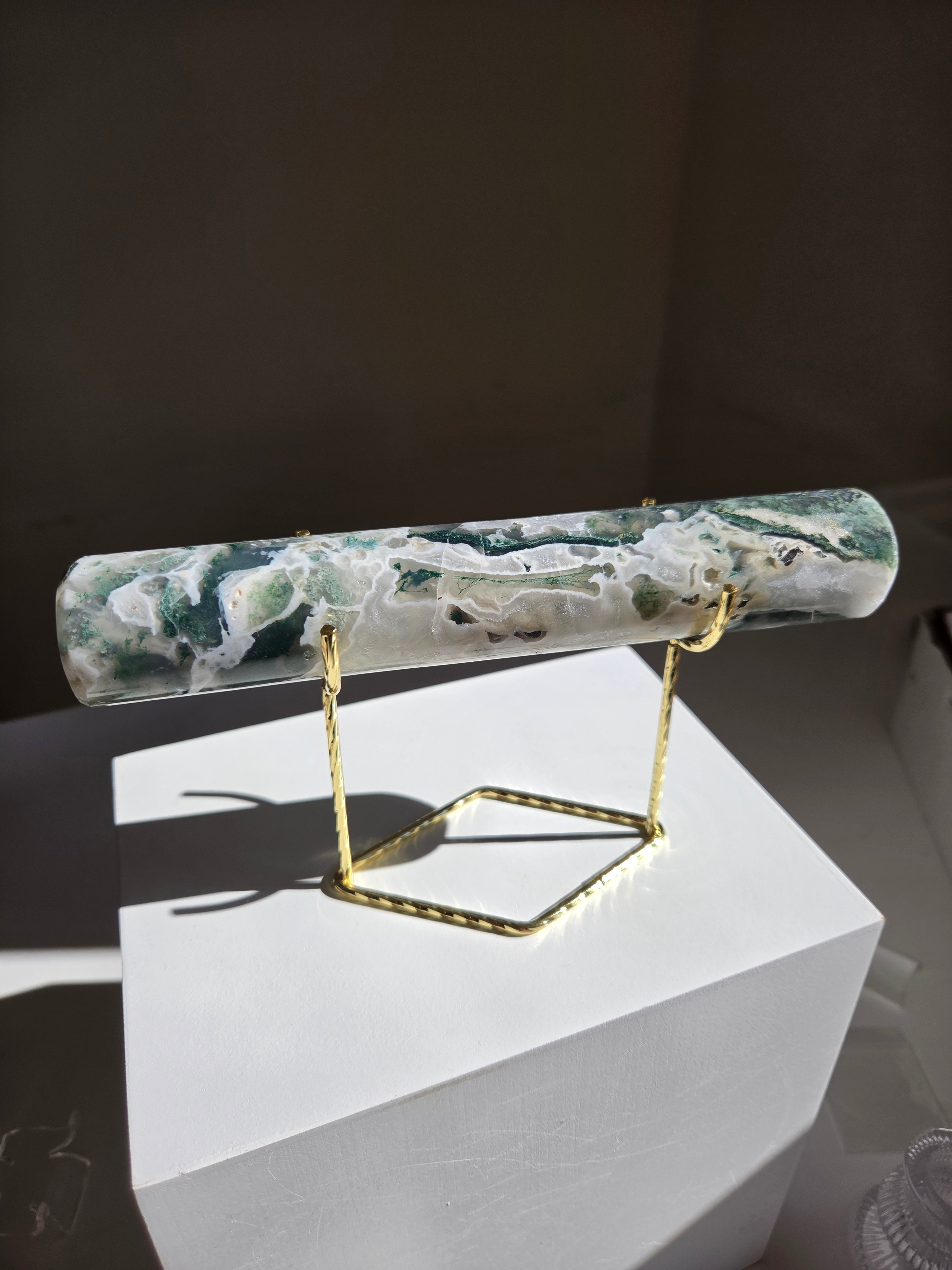 Moss Agate Bracelet Holder 001