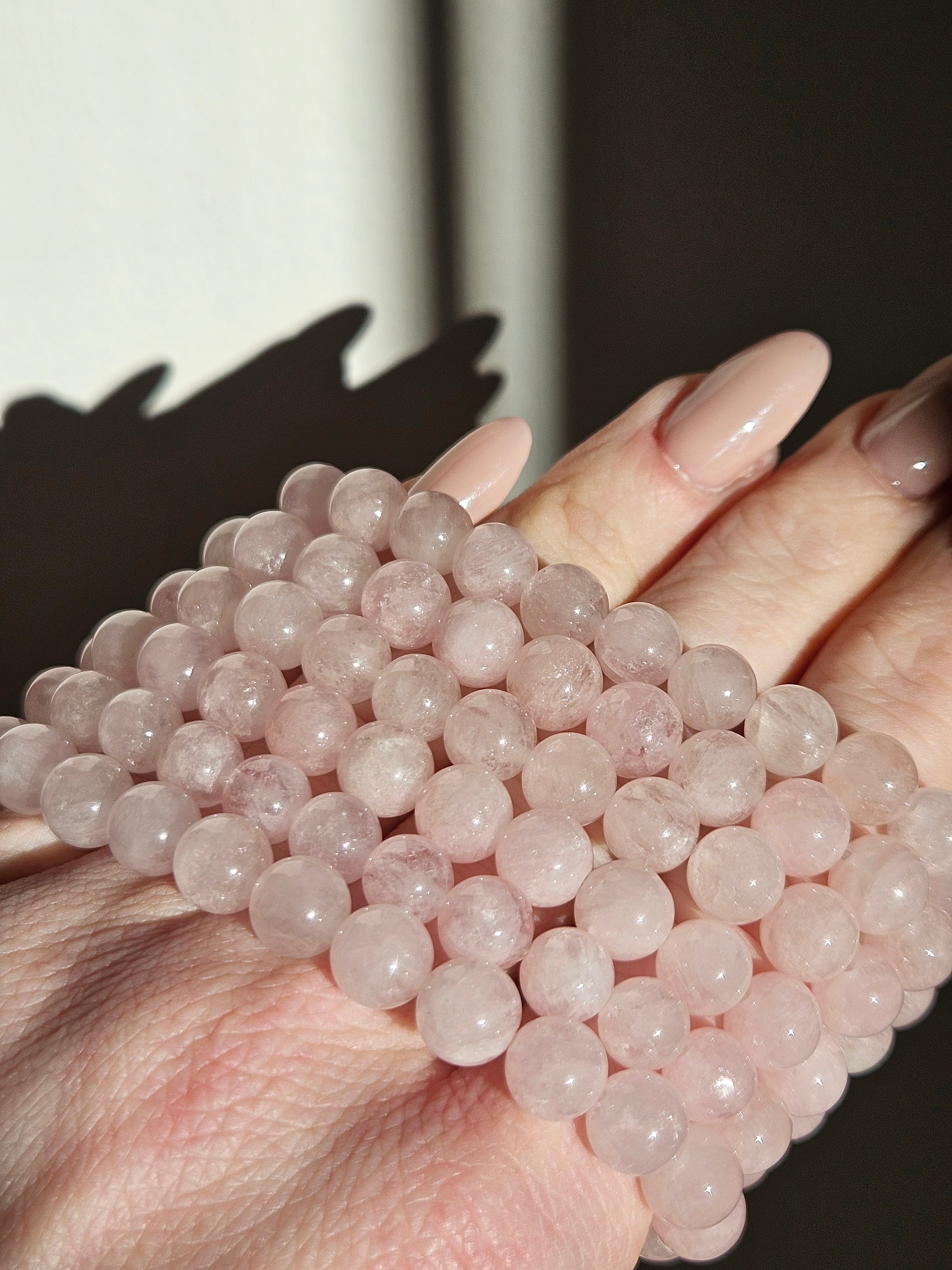Pink Morganite Bracelet | 8mm