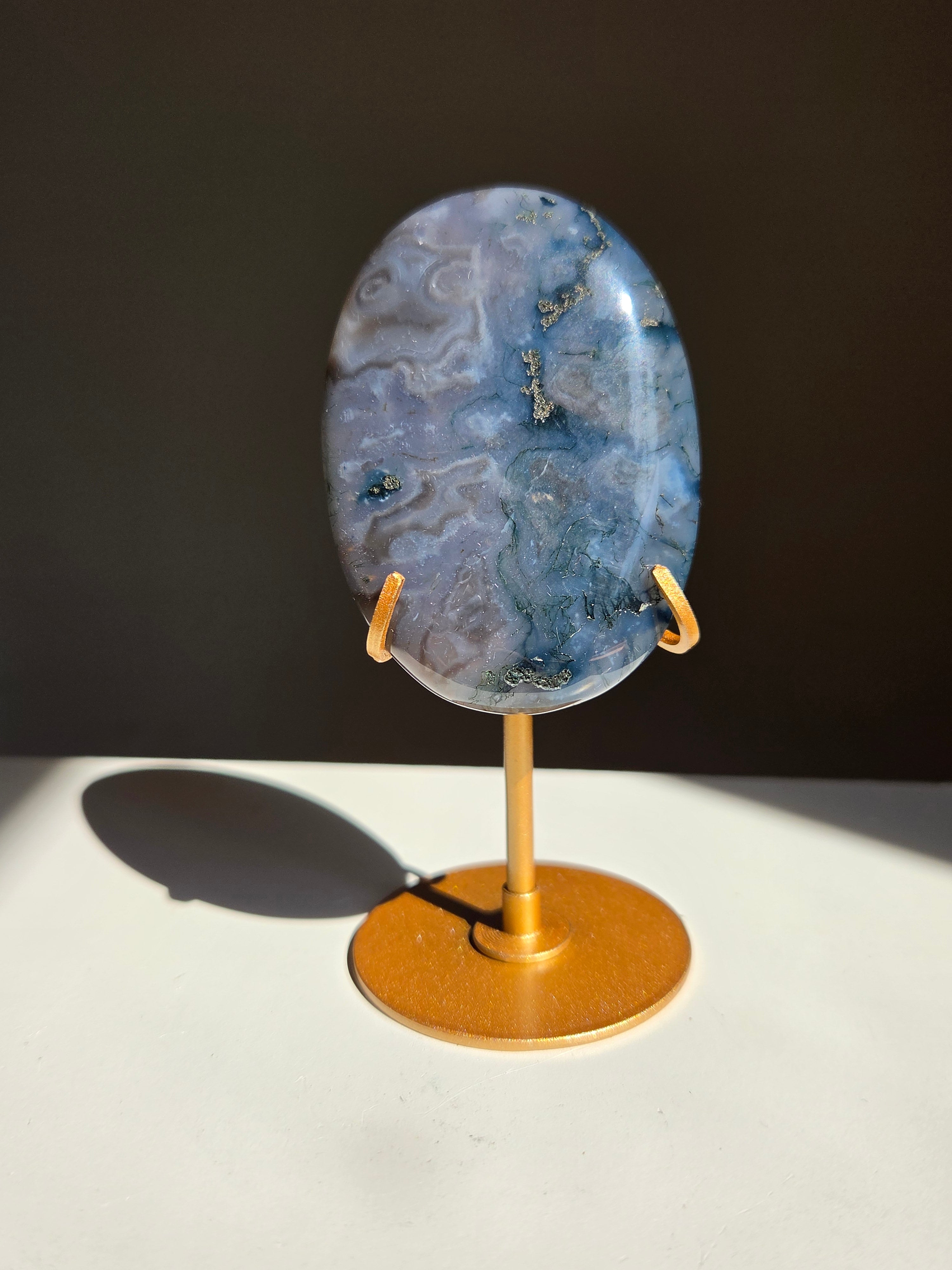 Moss Agate Palmstone 005