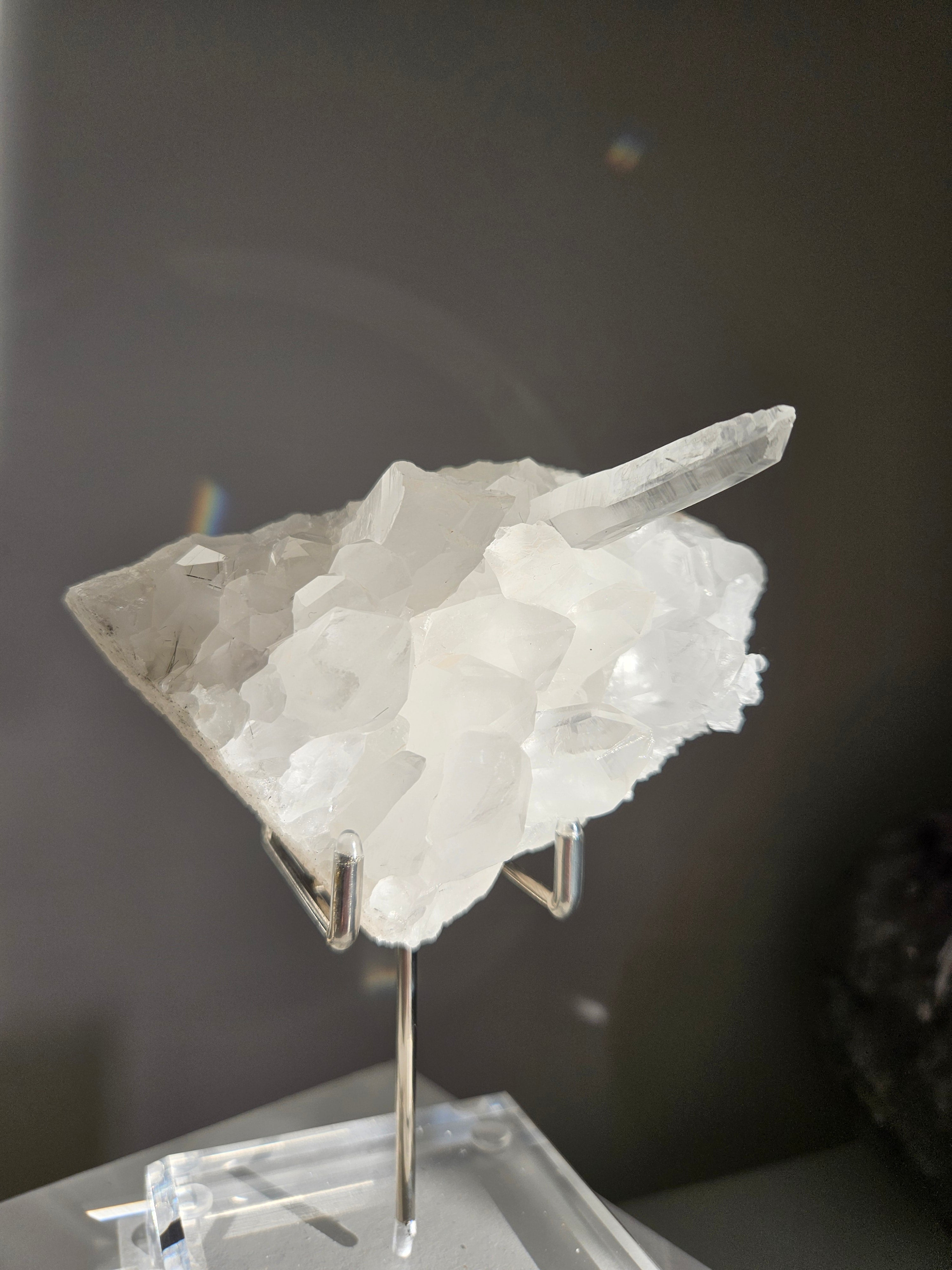 Tourmaline in Quartz Cluster 005