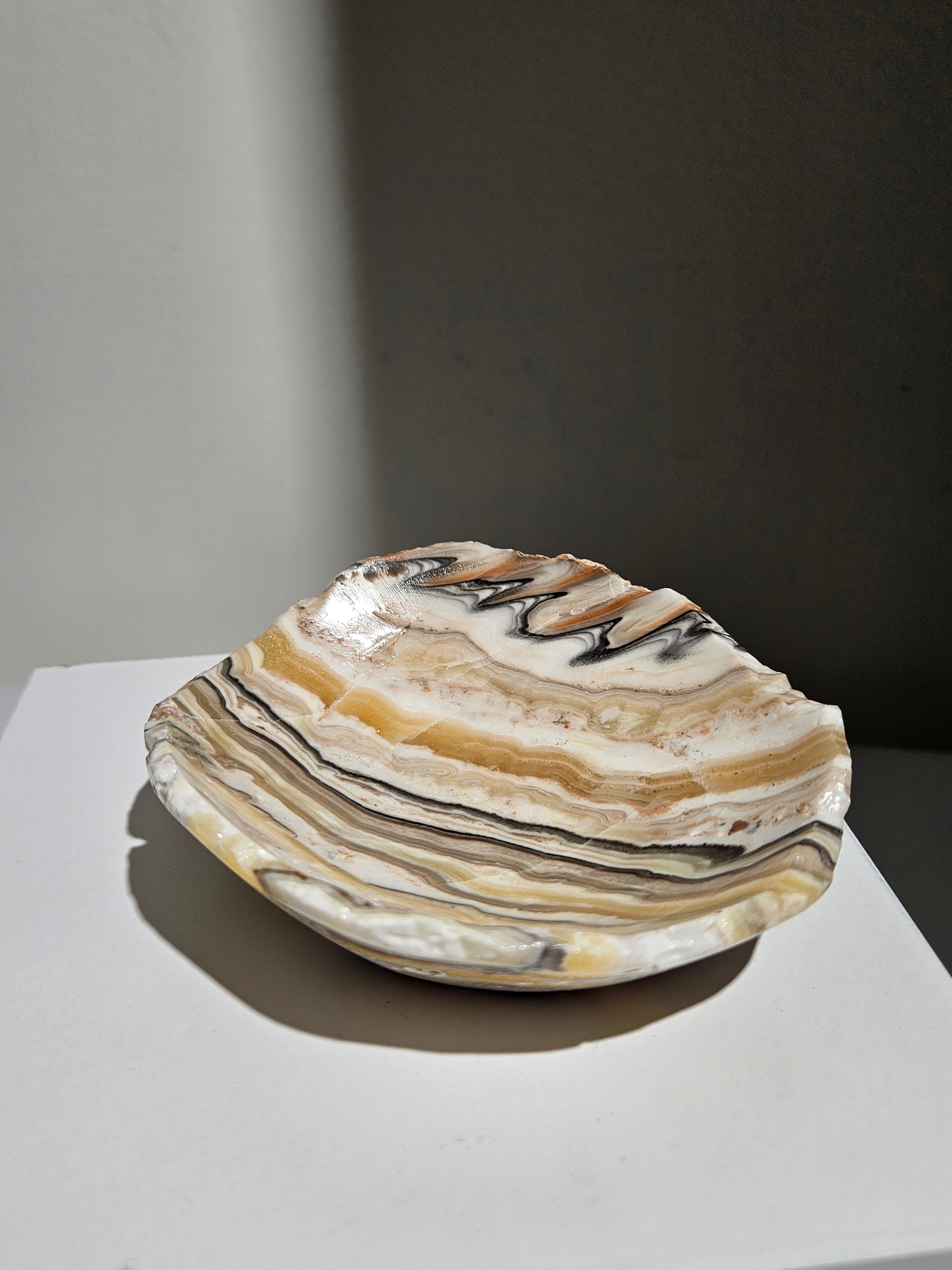 Banded Calcite Bowl 011