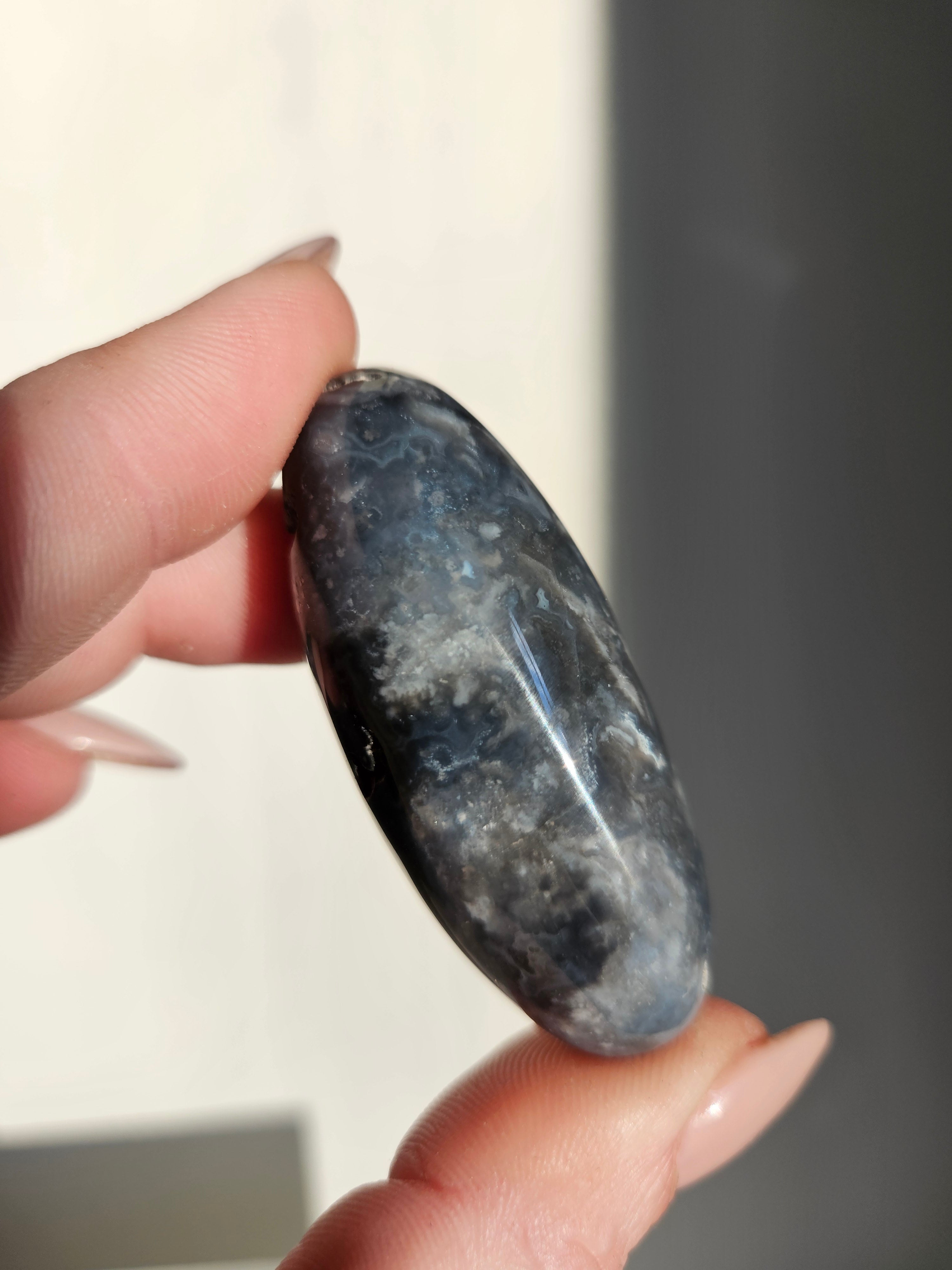 Pacific Blue Agate Shiva 008