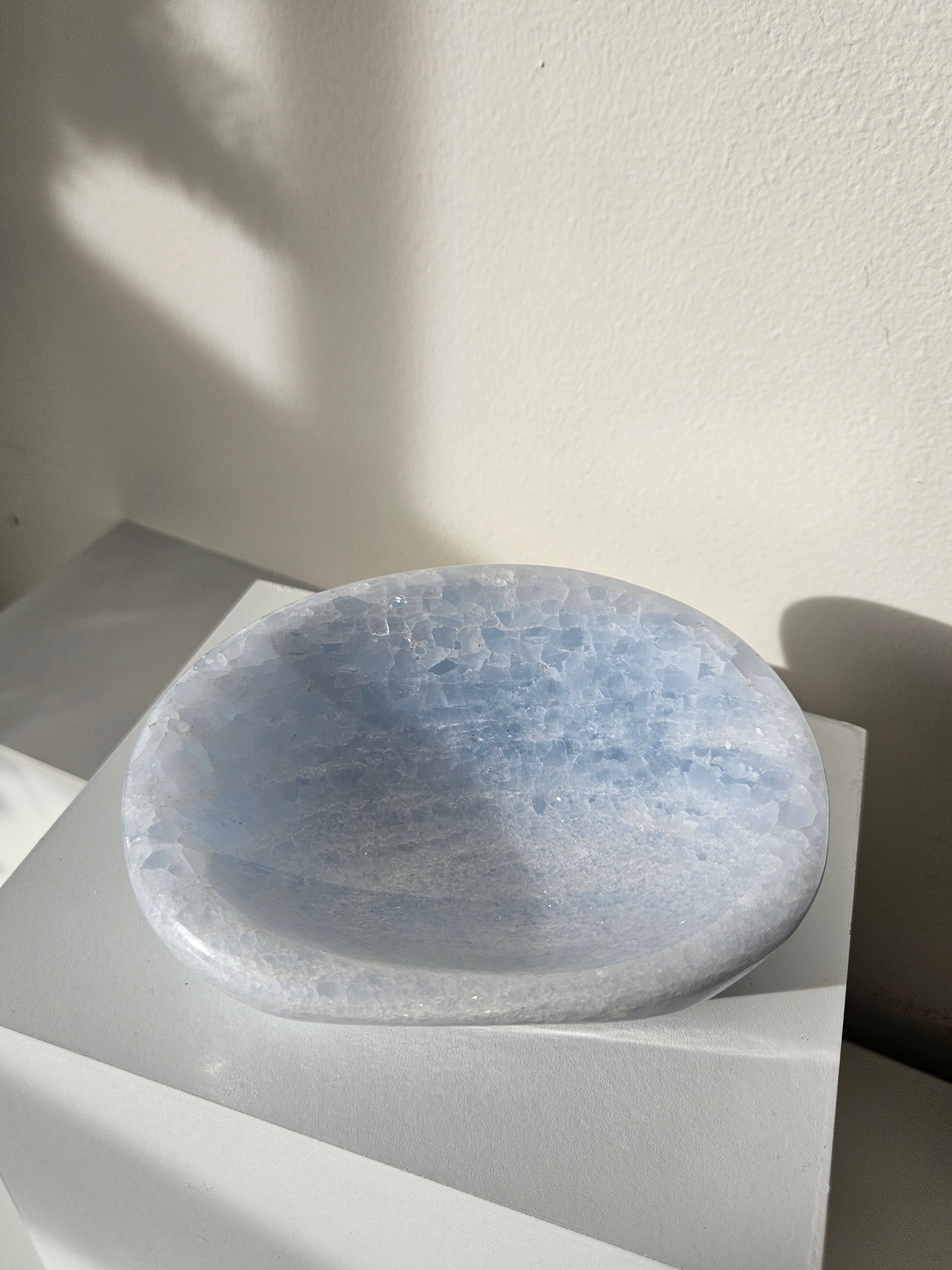 Blue Calcite Bowl 002