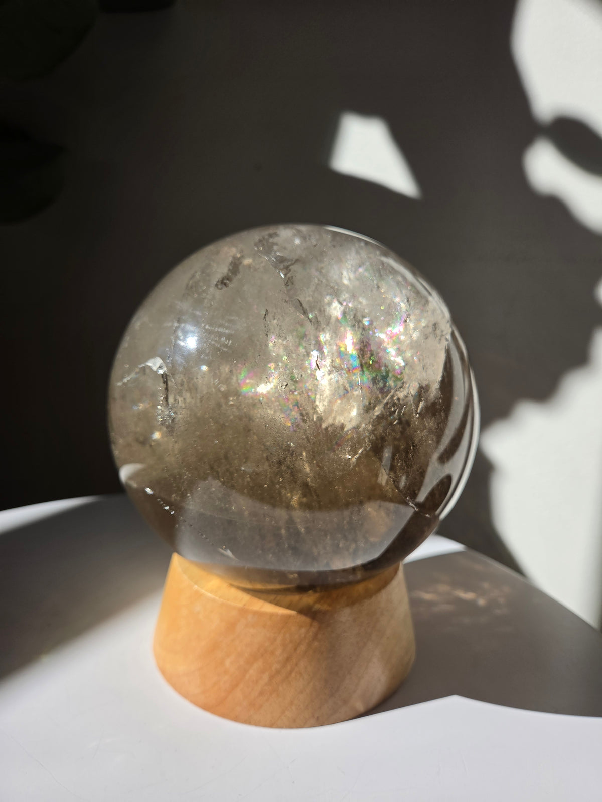 Smoky Quartz statement Sphere