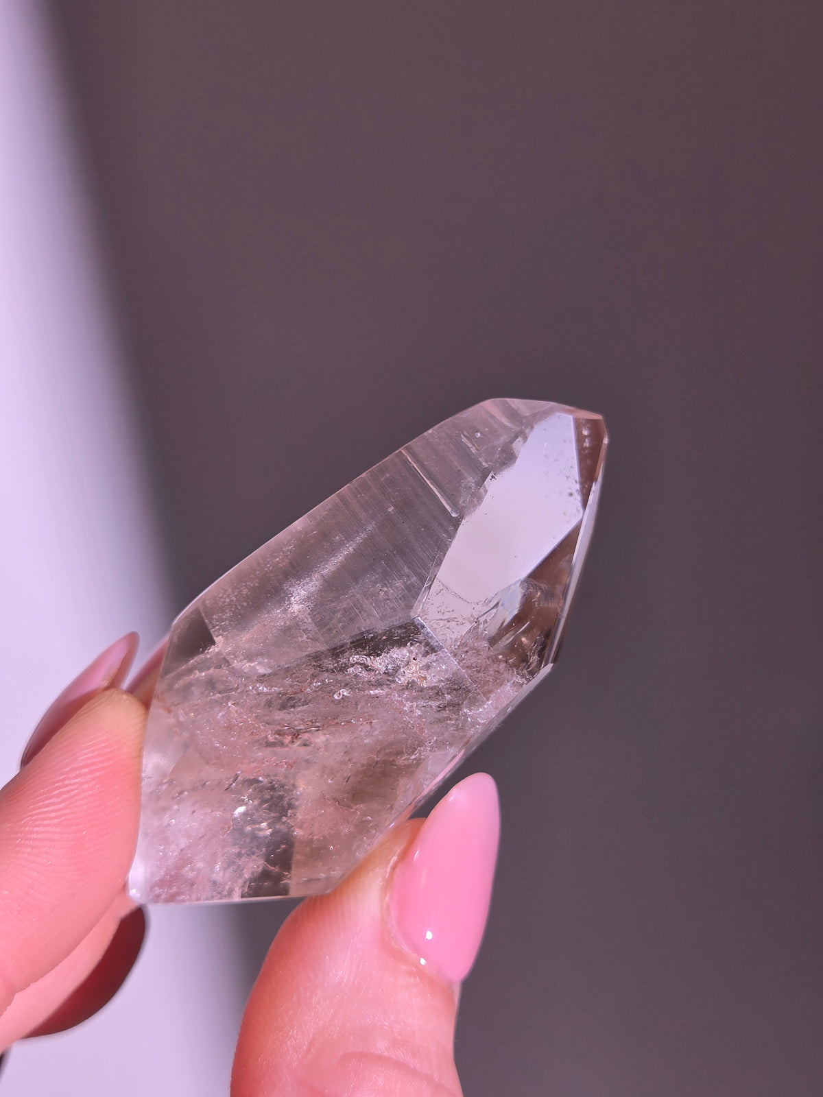 Semipolished Smoky Lemurian Quartz 002