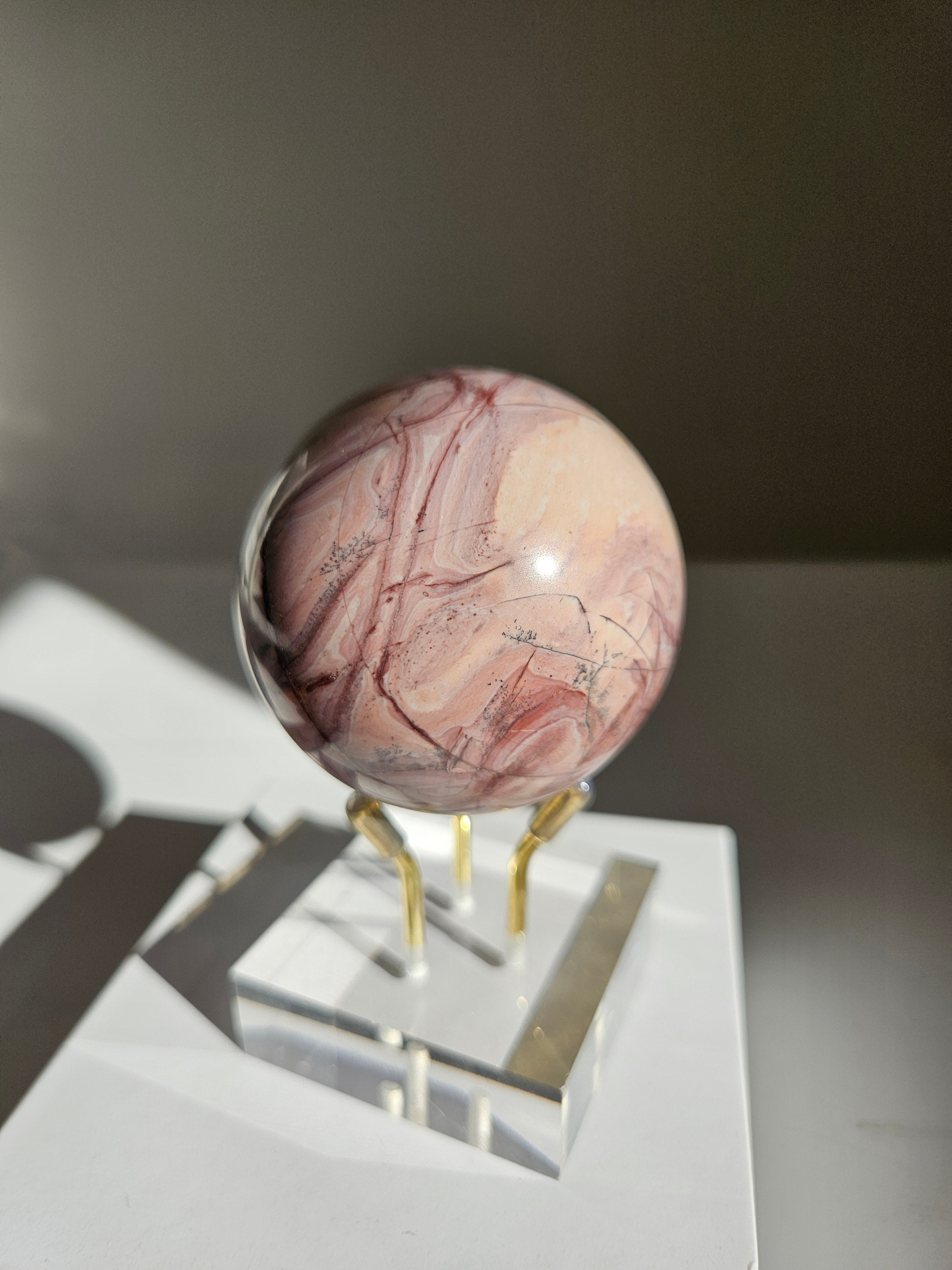 Dendritic Jasper Sphere 001