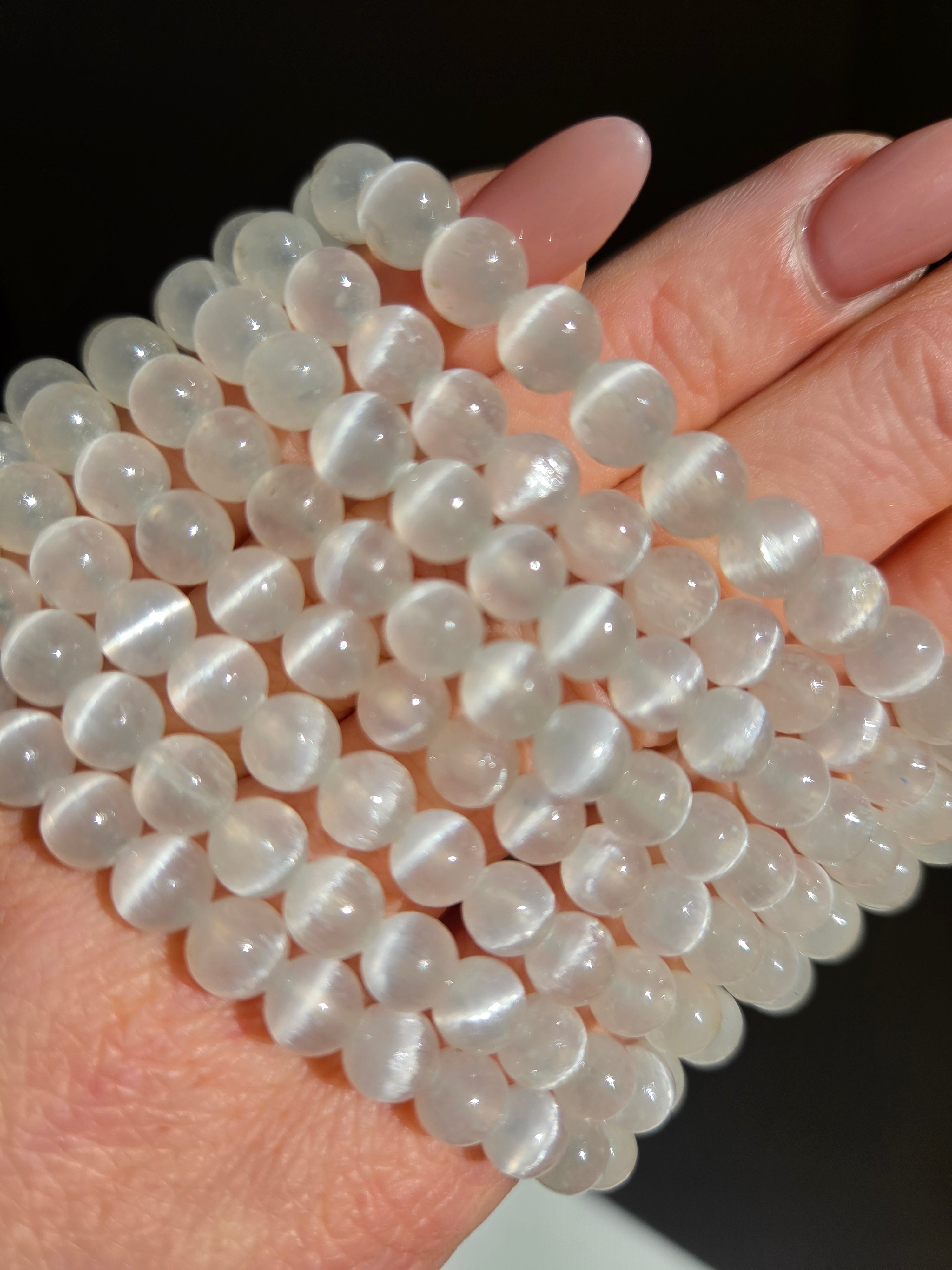 Selenite bracelet | 6mm