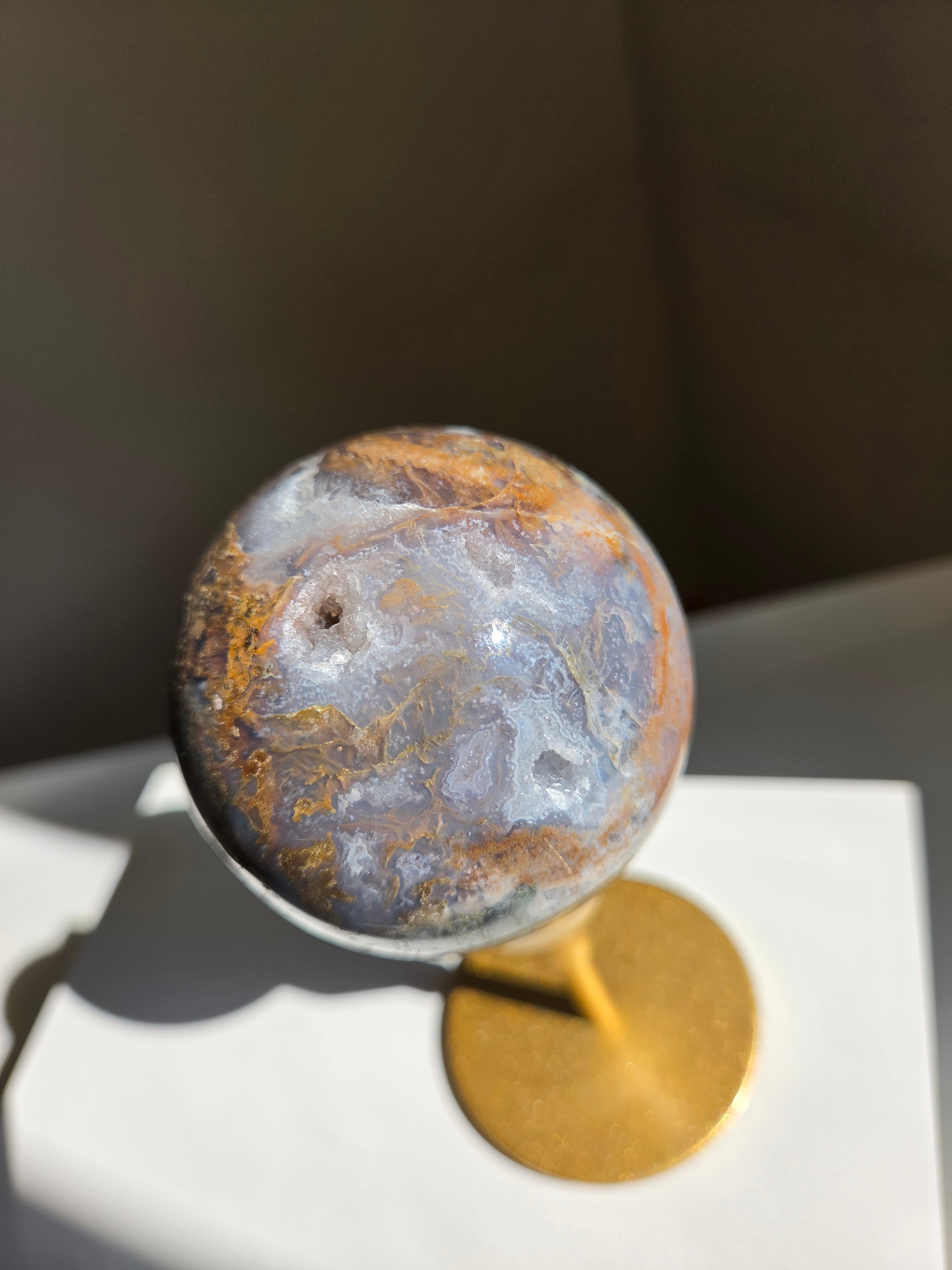 Moss Agate Sphere 002