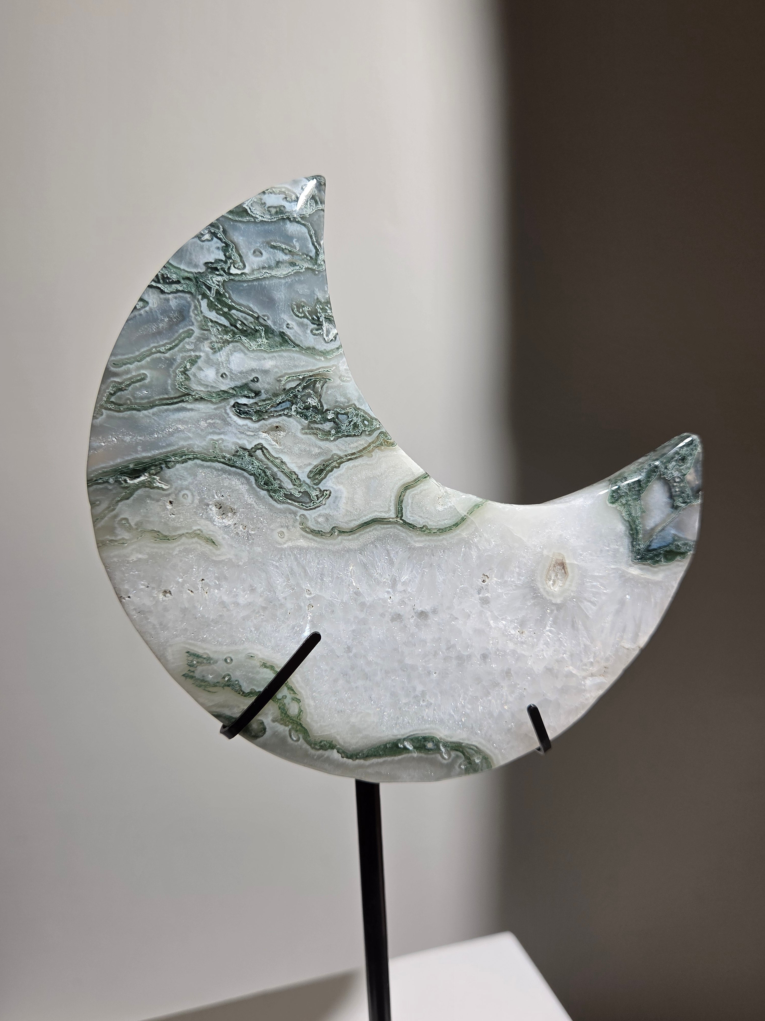 Moss Agate Moon 003