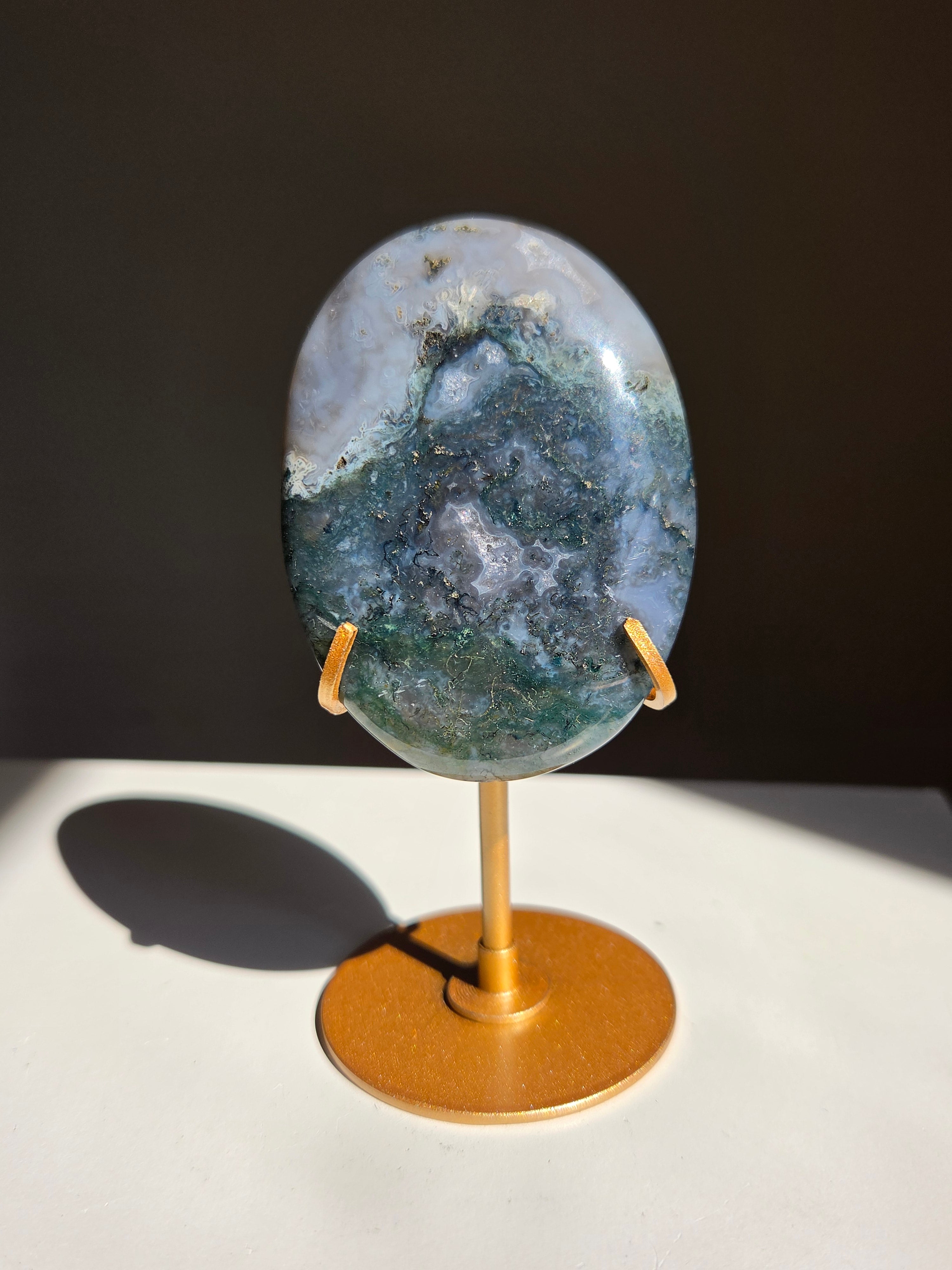 Moss Agate Palmstone 004