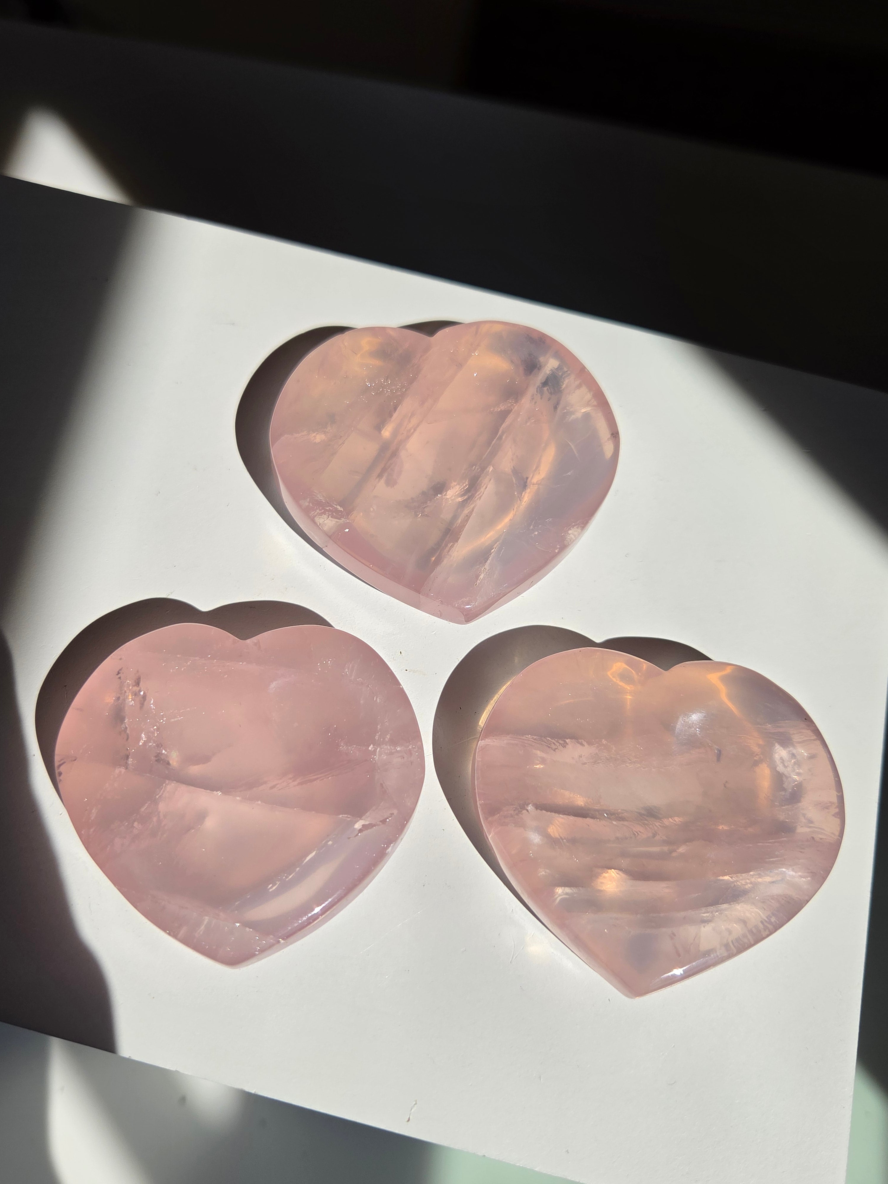 Rose Quartz Heart Dish