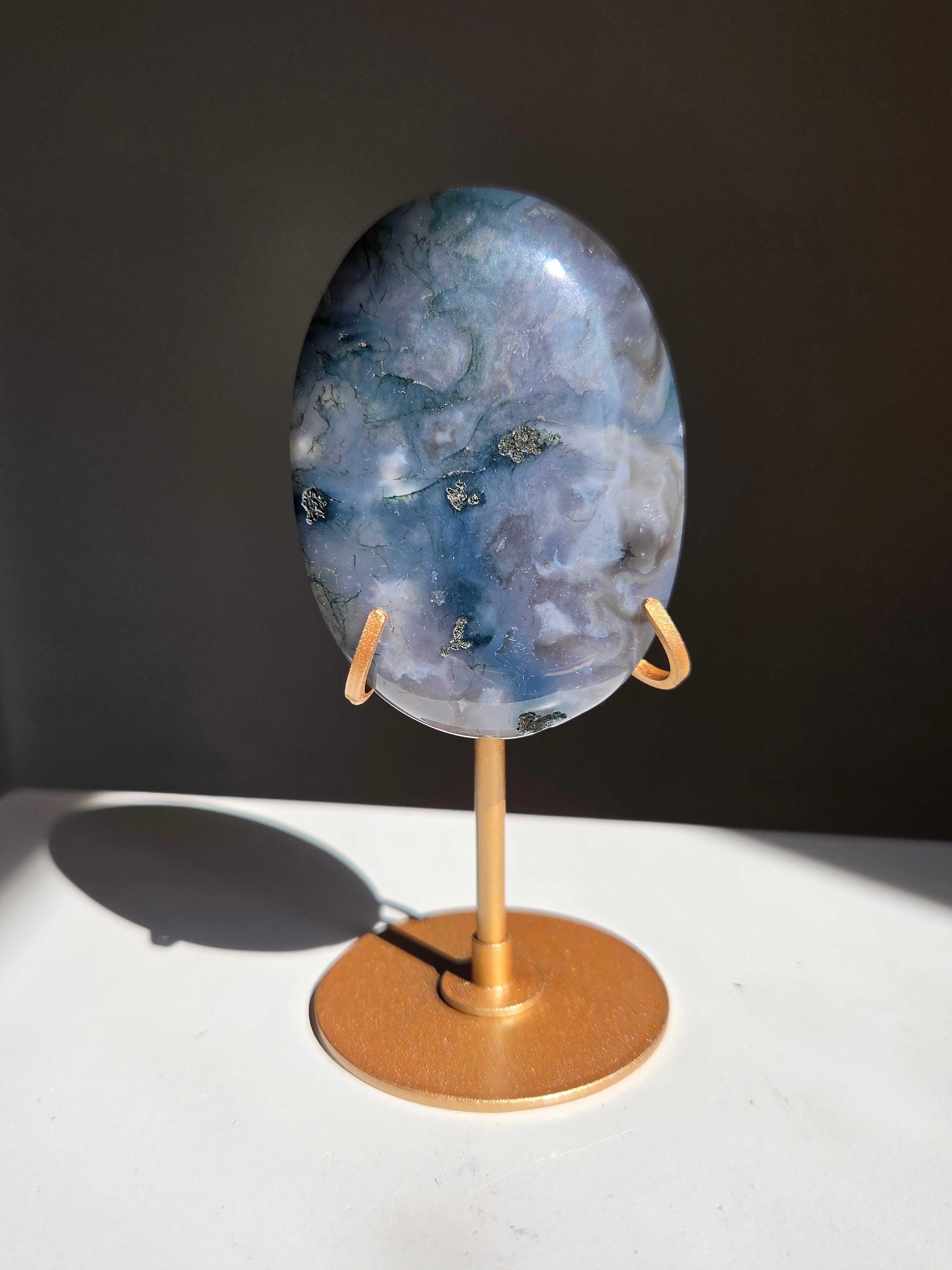 Moss Agate Palmstone 006