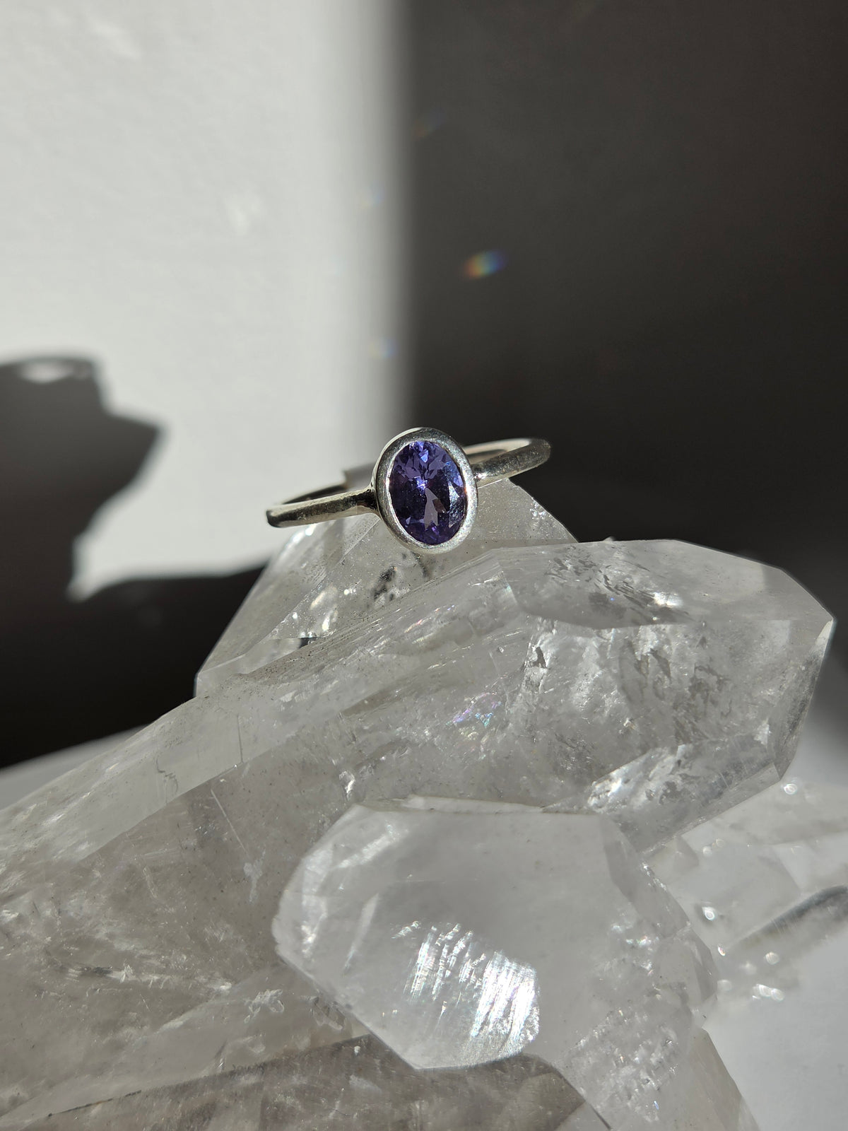 Size 7 | Tanzanite Ring | silver 055