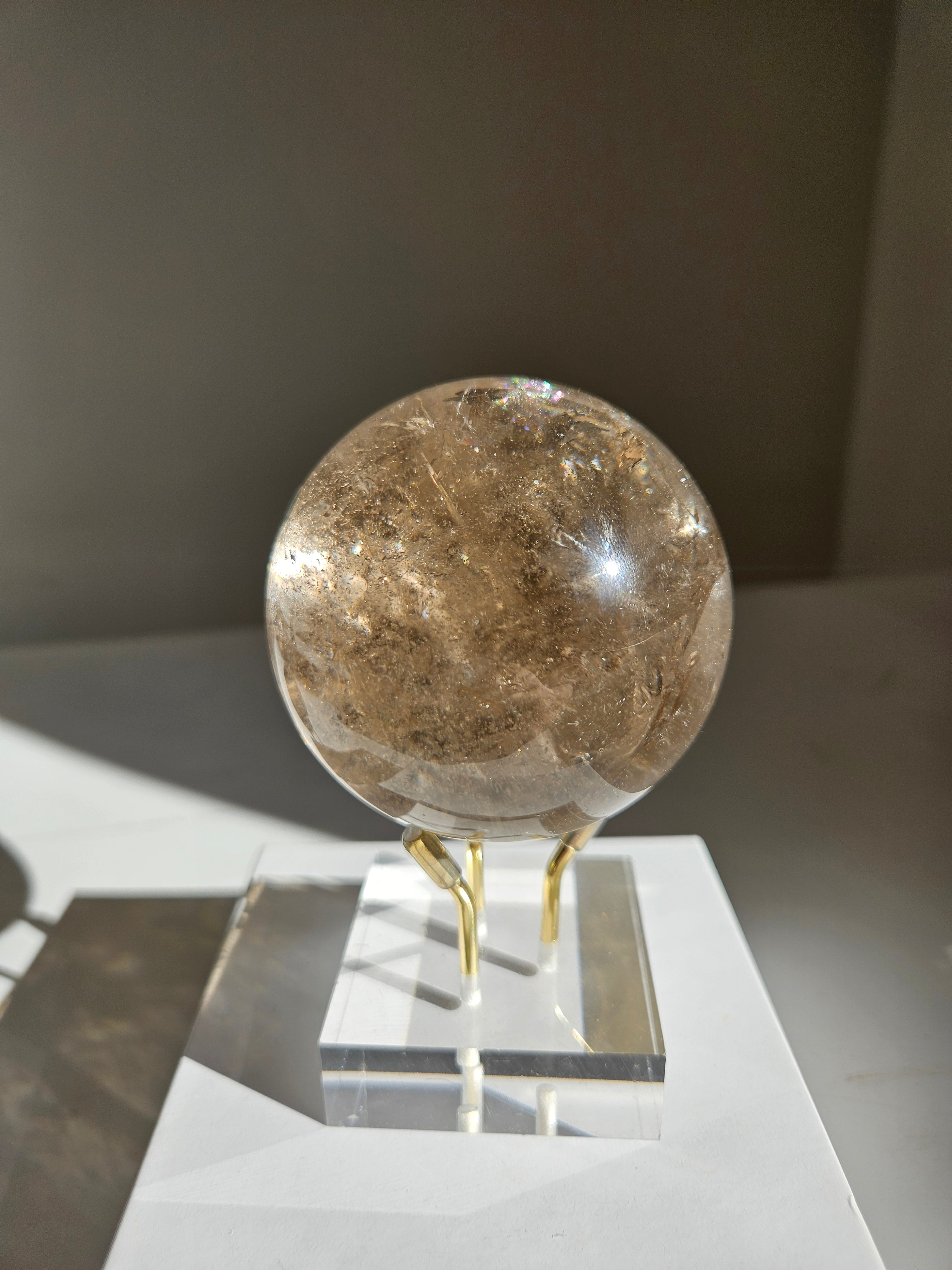 Smoky Quartz Sphere 013