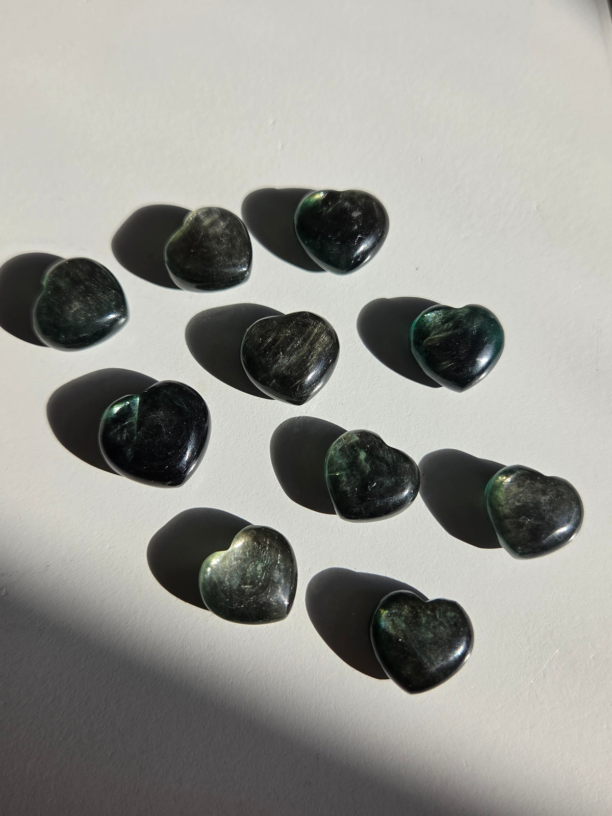 Green Gem Lepidolite Mini Heart