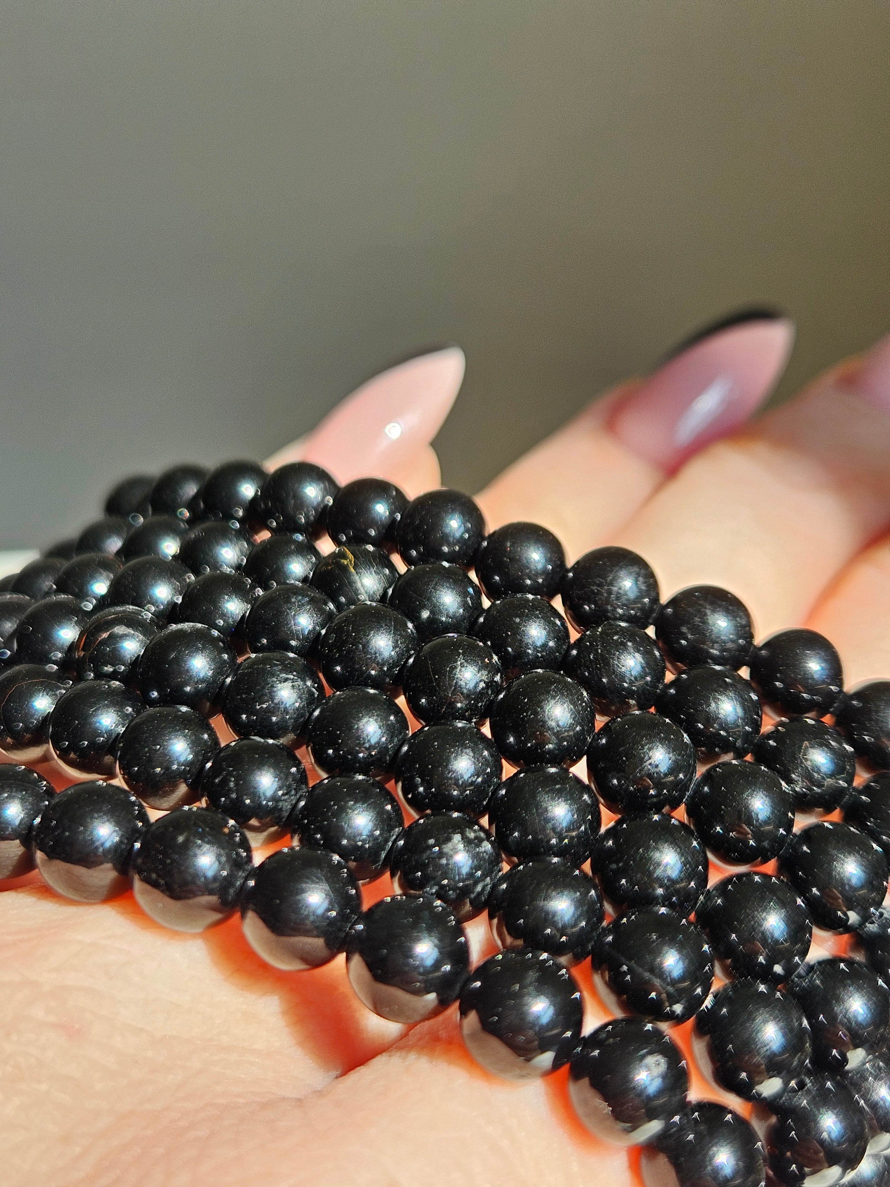 Black Tourmaline bracelet | 6mm