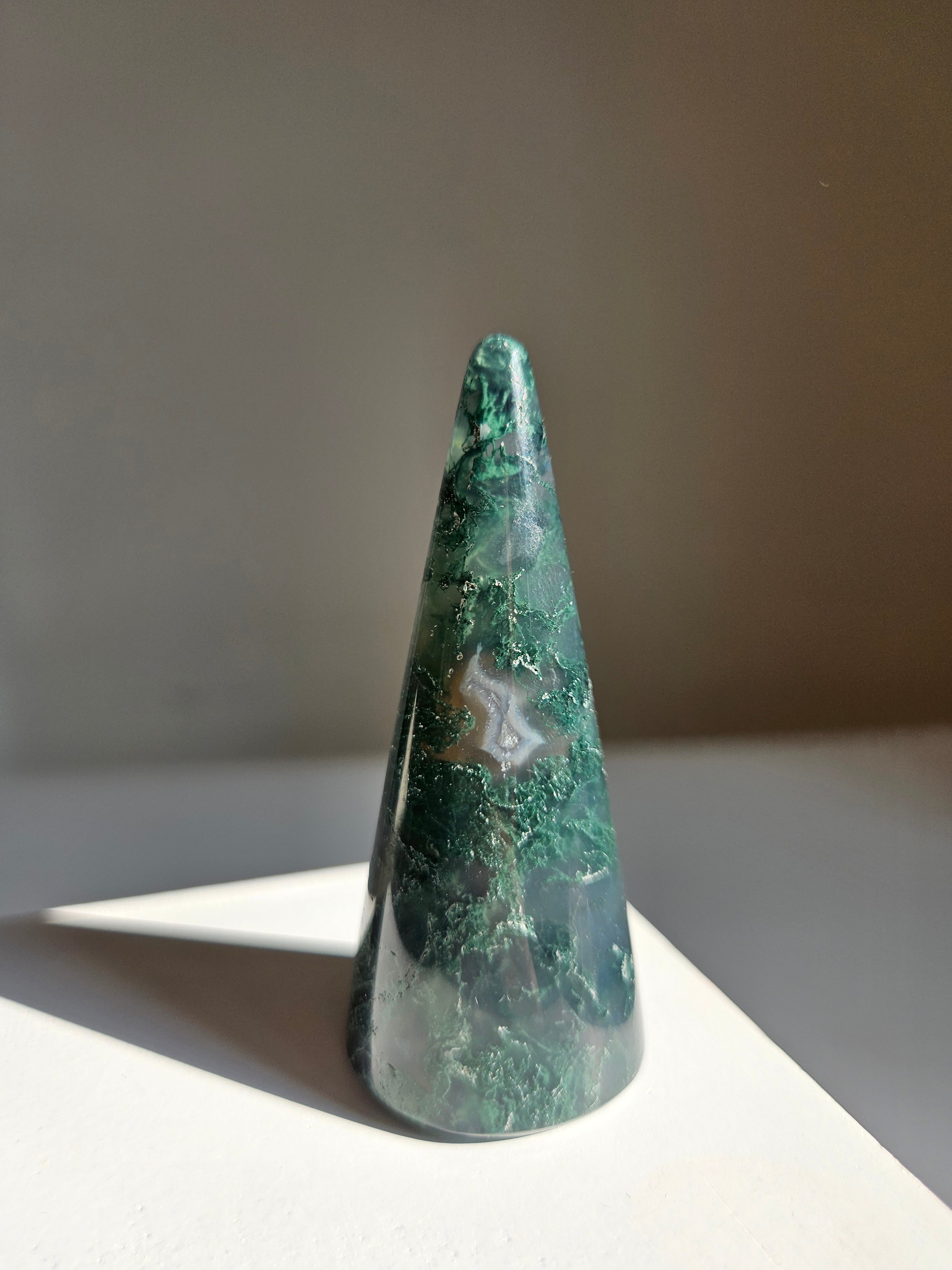 Moss Agate Ring Holder 003