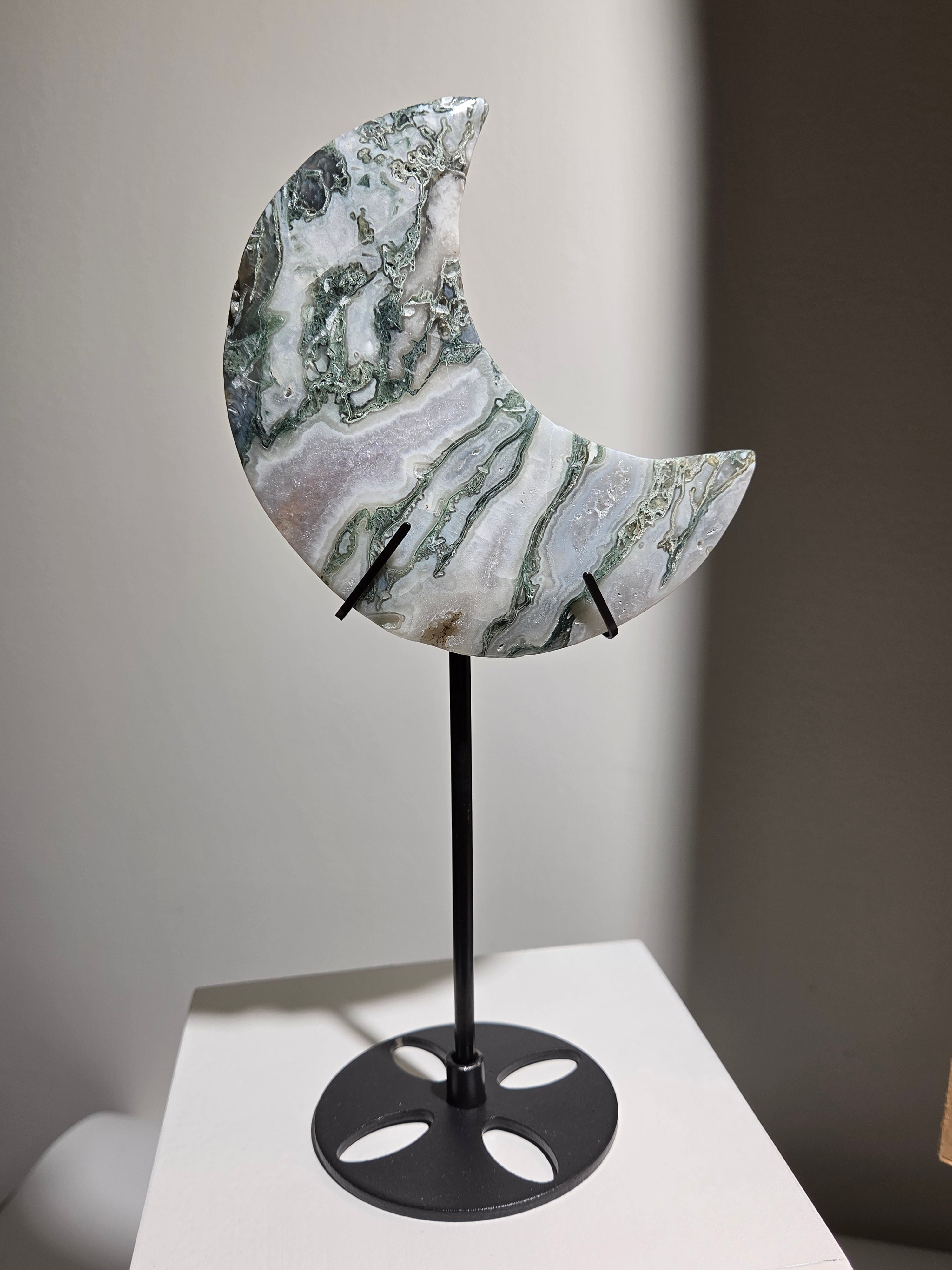 Moss Agate Moon 002