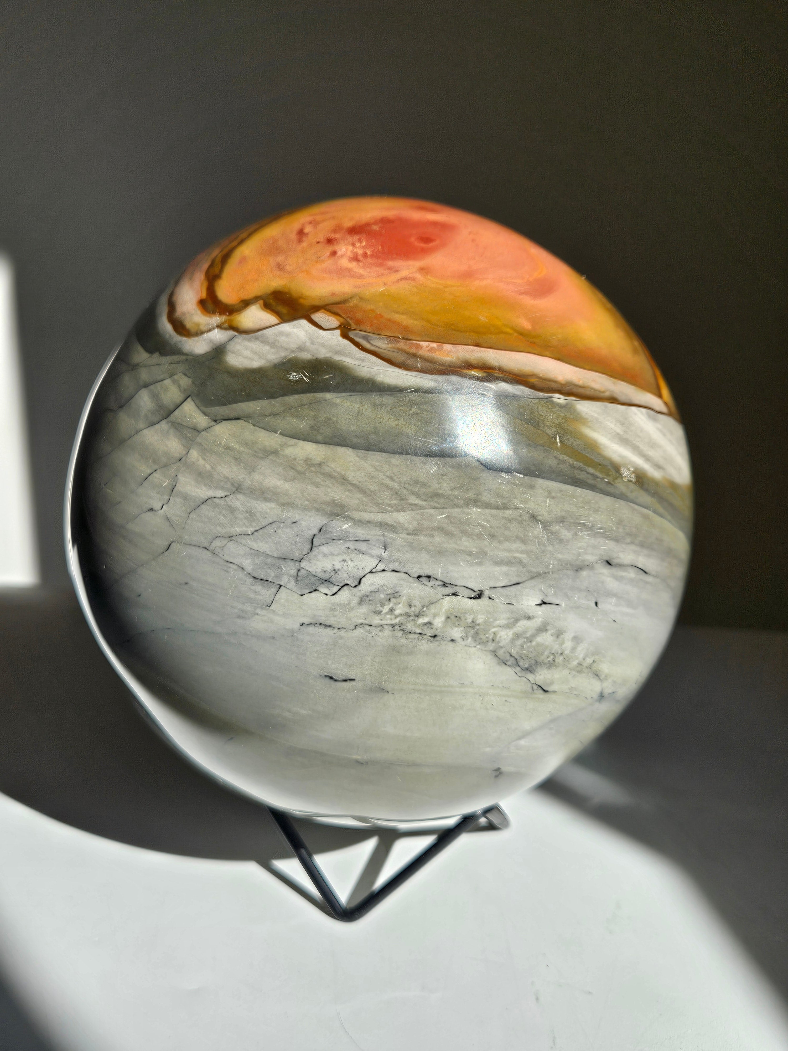 Polychrome Jasper Statement Sphere