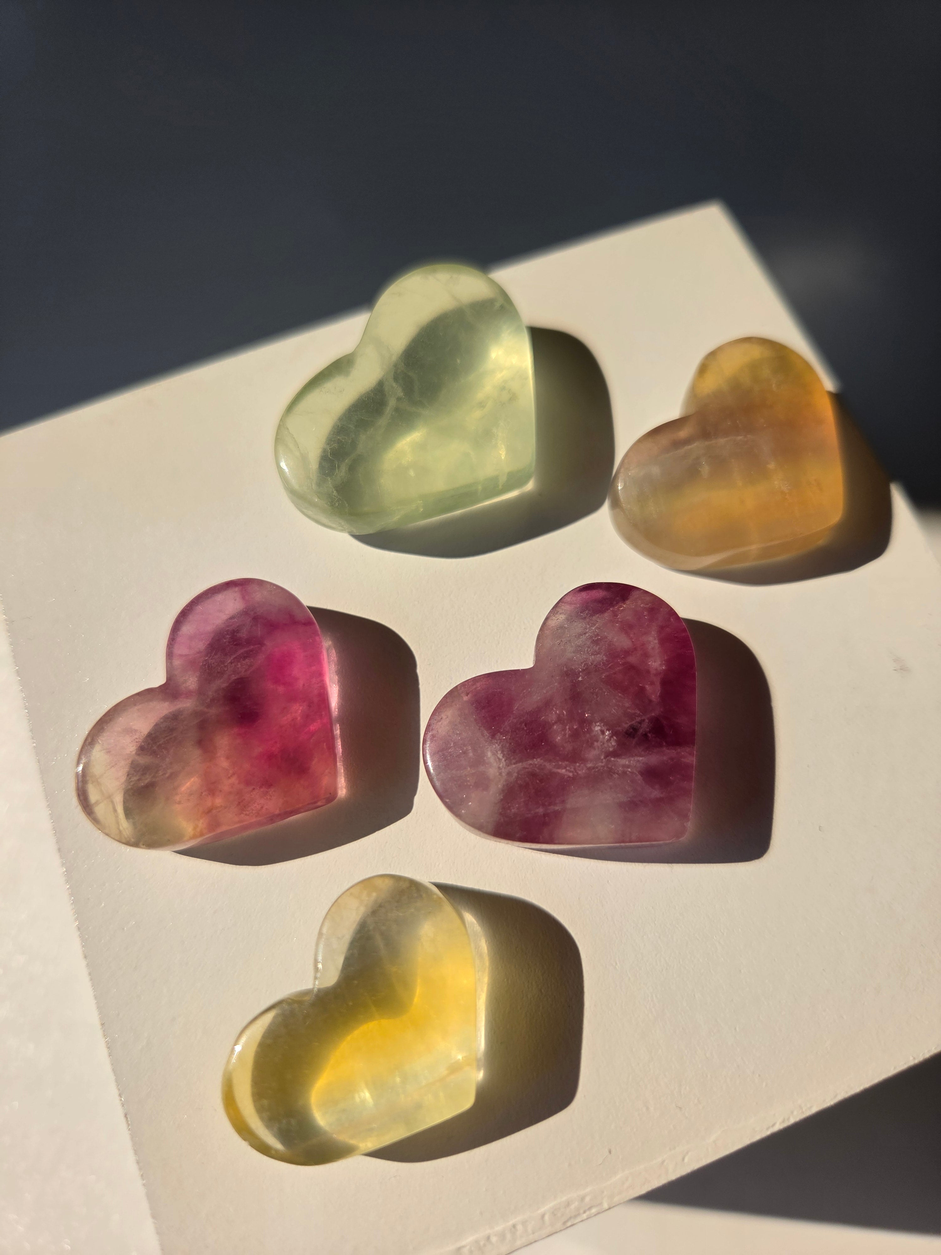 Fluorite Heart Set