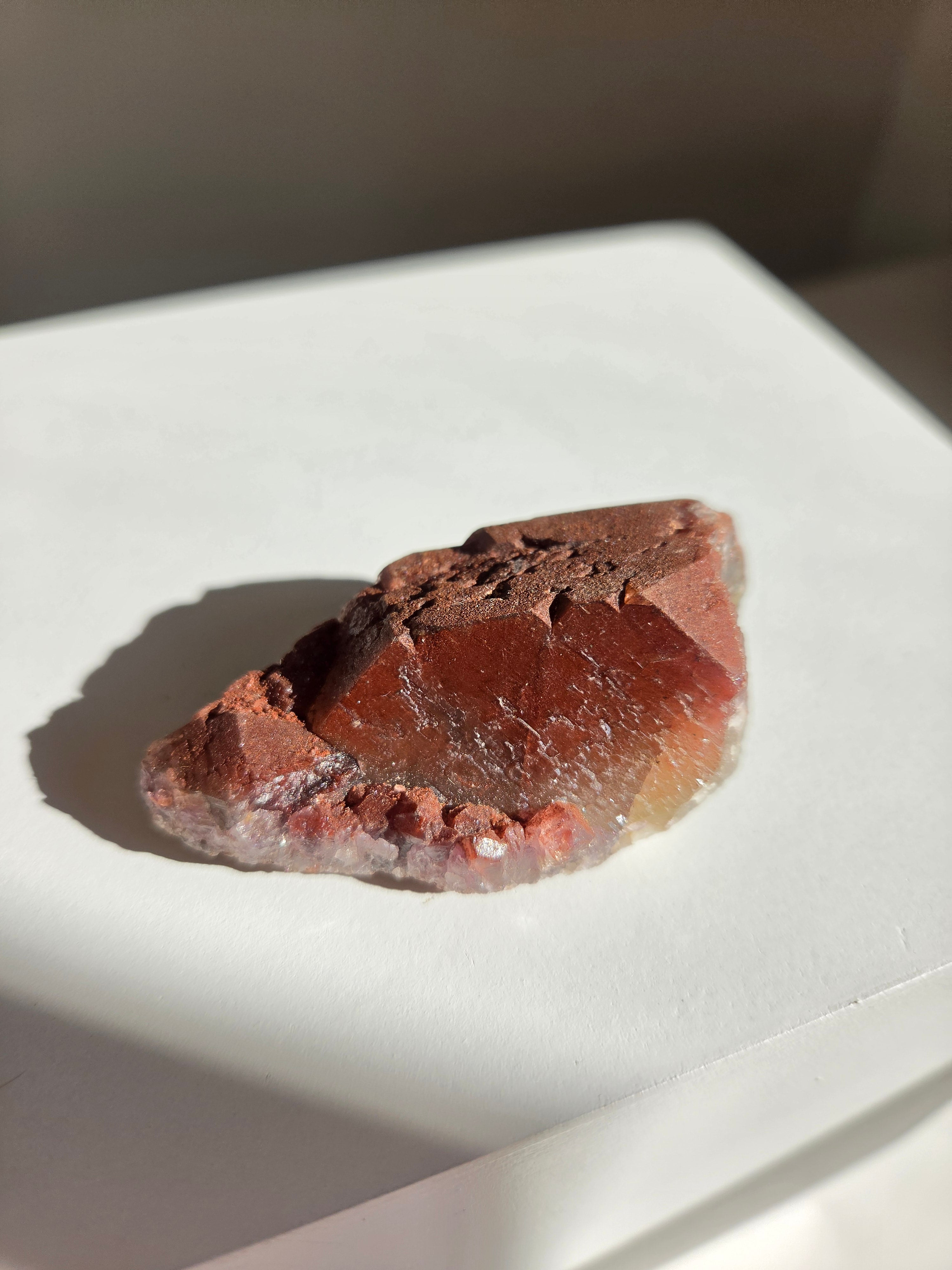 Hematite on Quartz x Amethyst 001