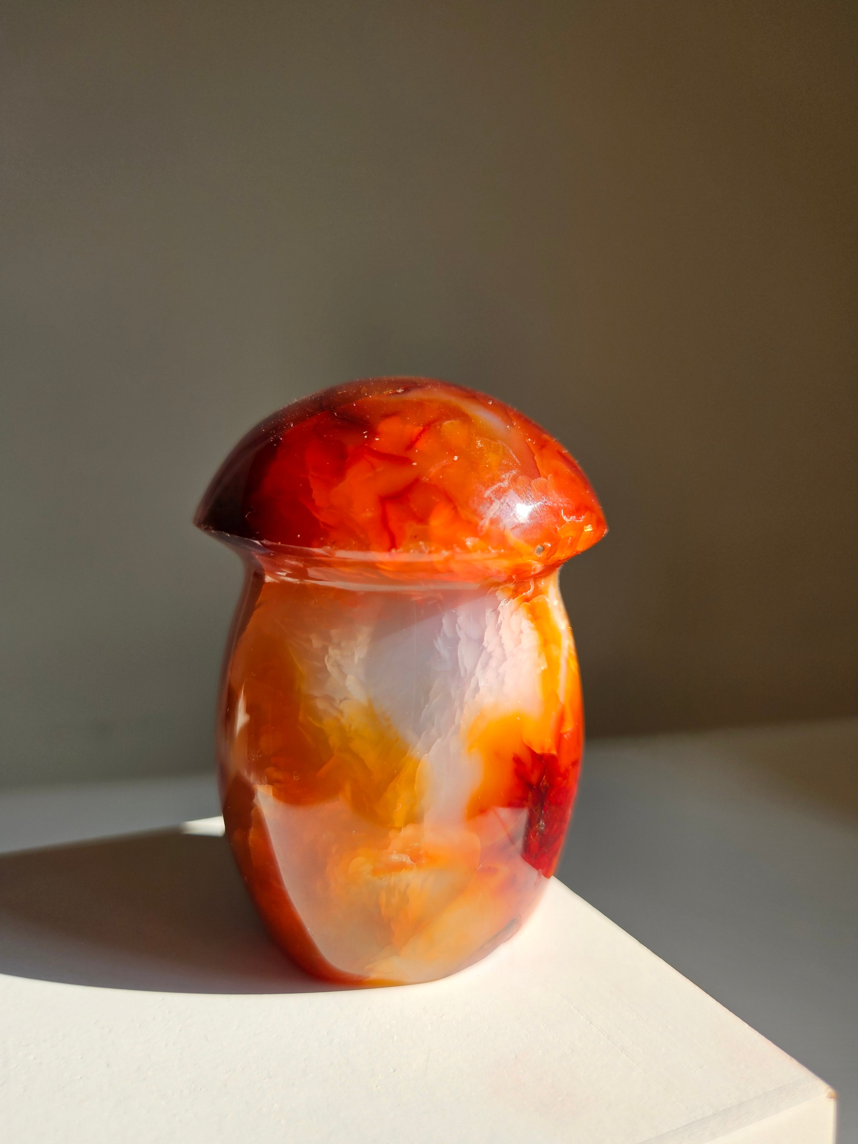 Carnelian Mushroom 001