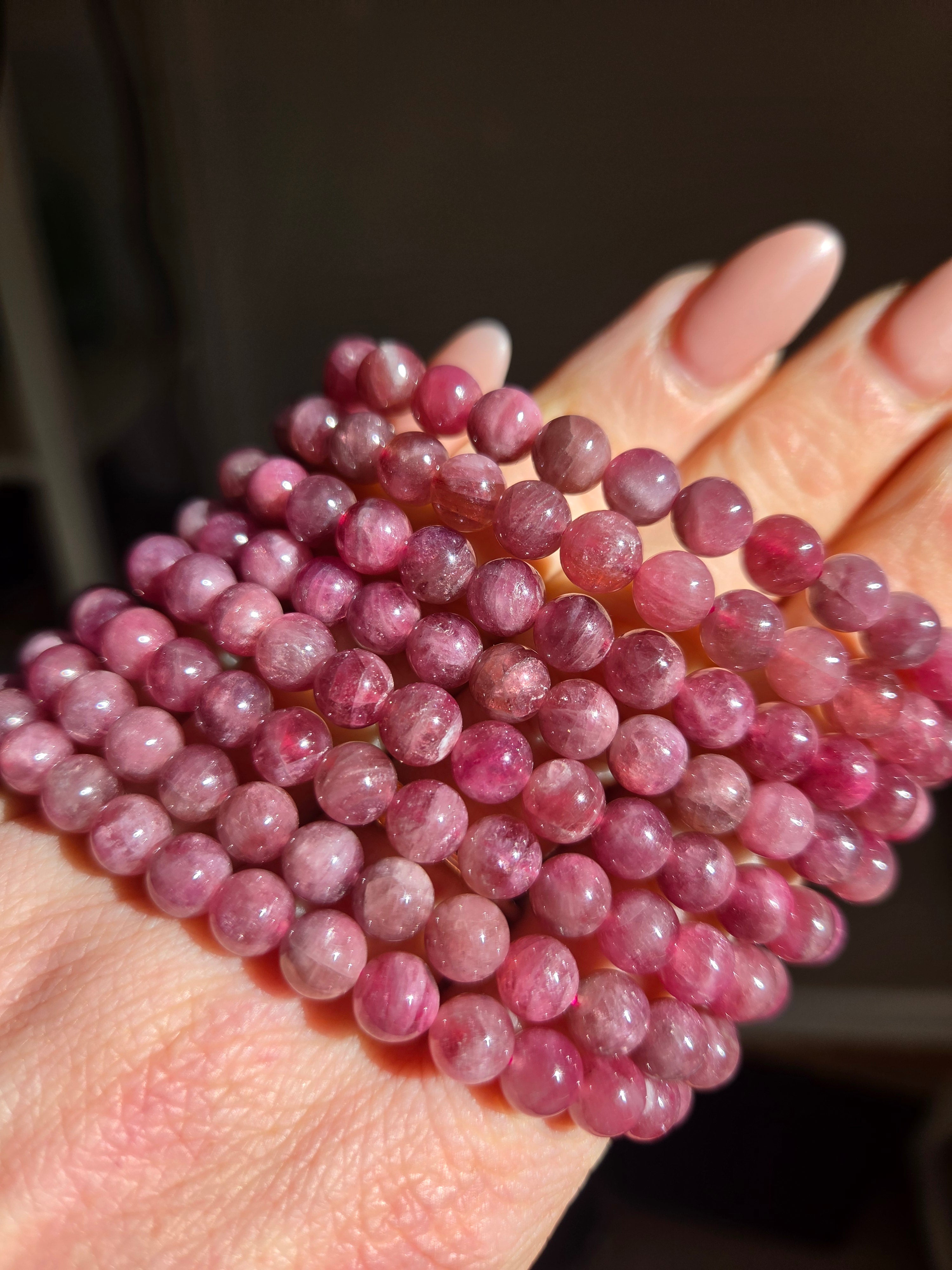 Pink Tourmaline Bracelet | 6.5mm