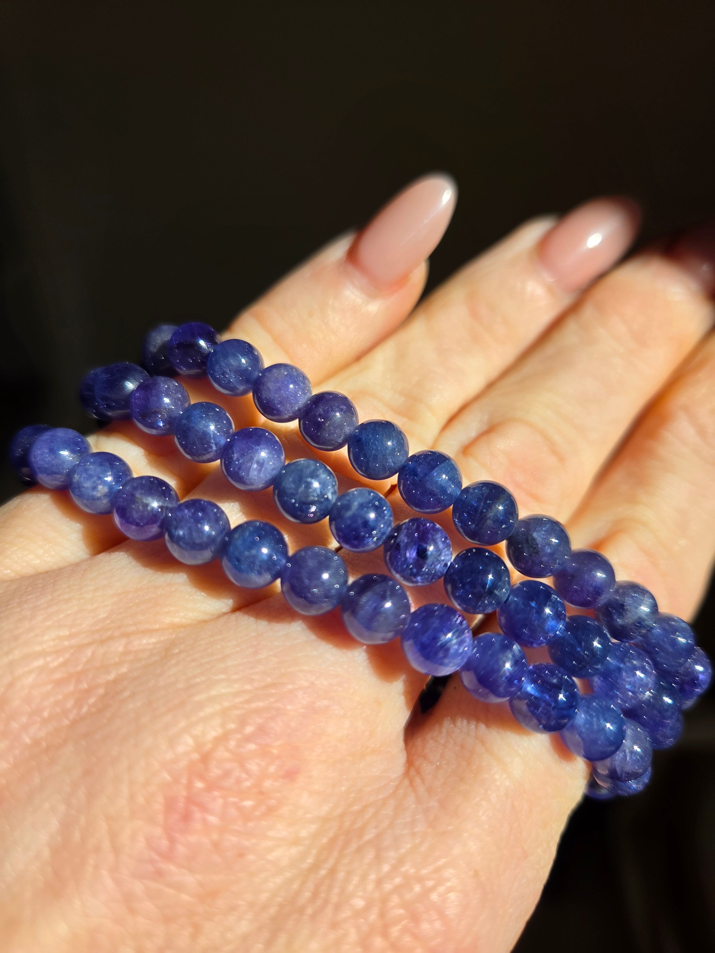 Tanzanite 3 wrap bracelet | 003