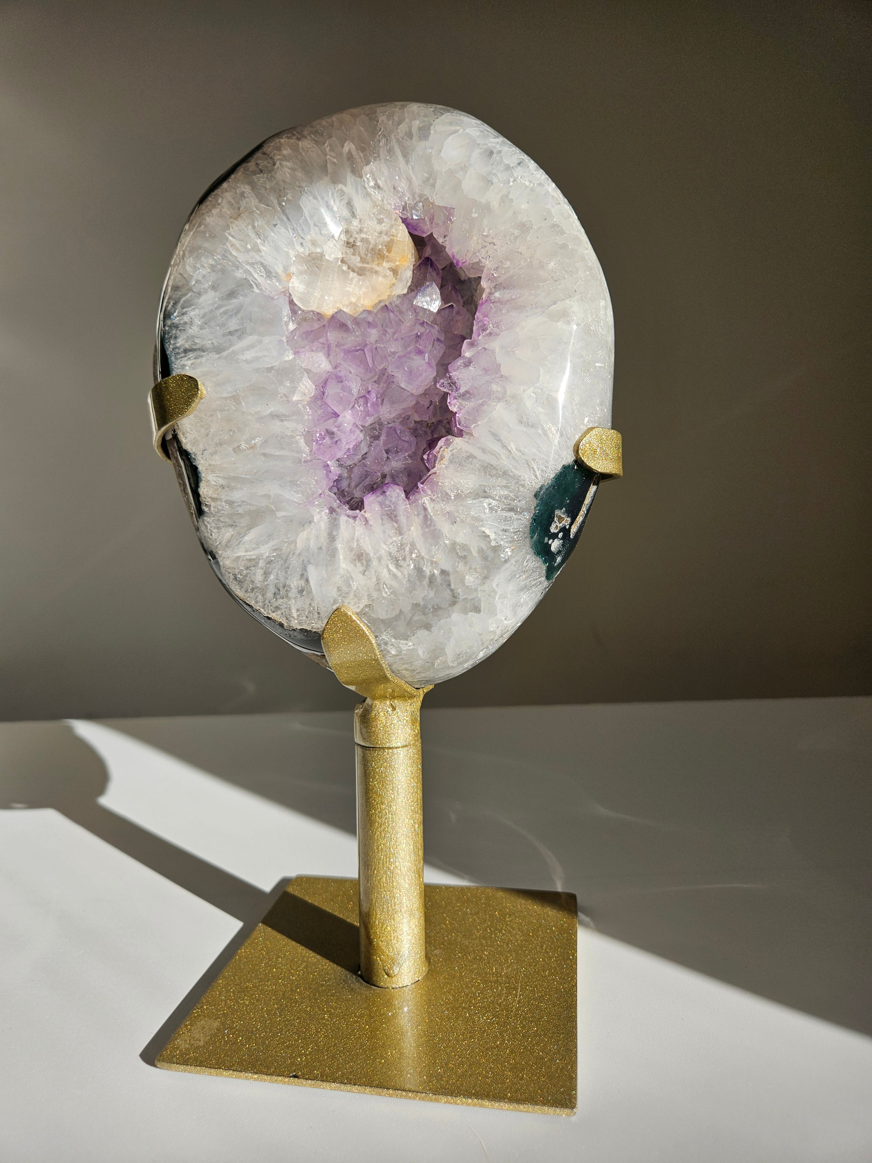 Amethyst x Calcite Statement