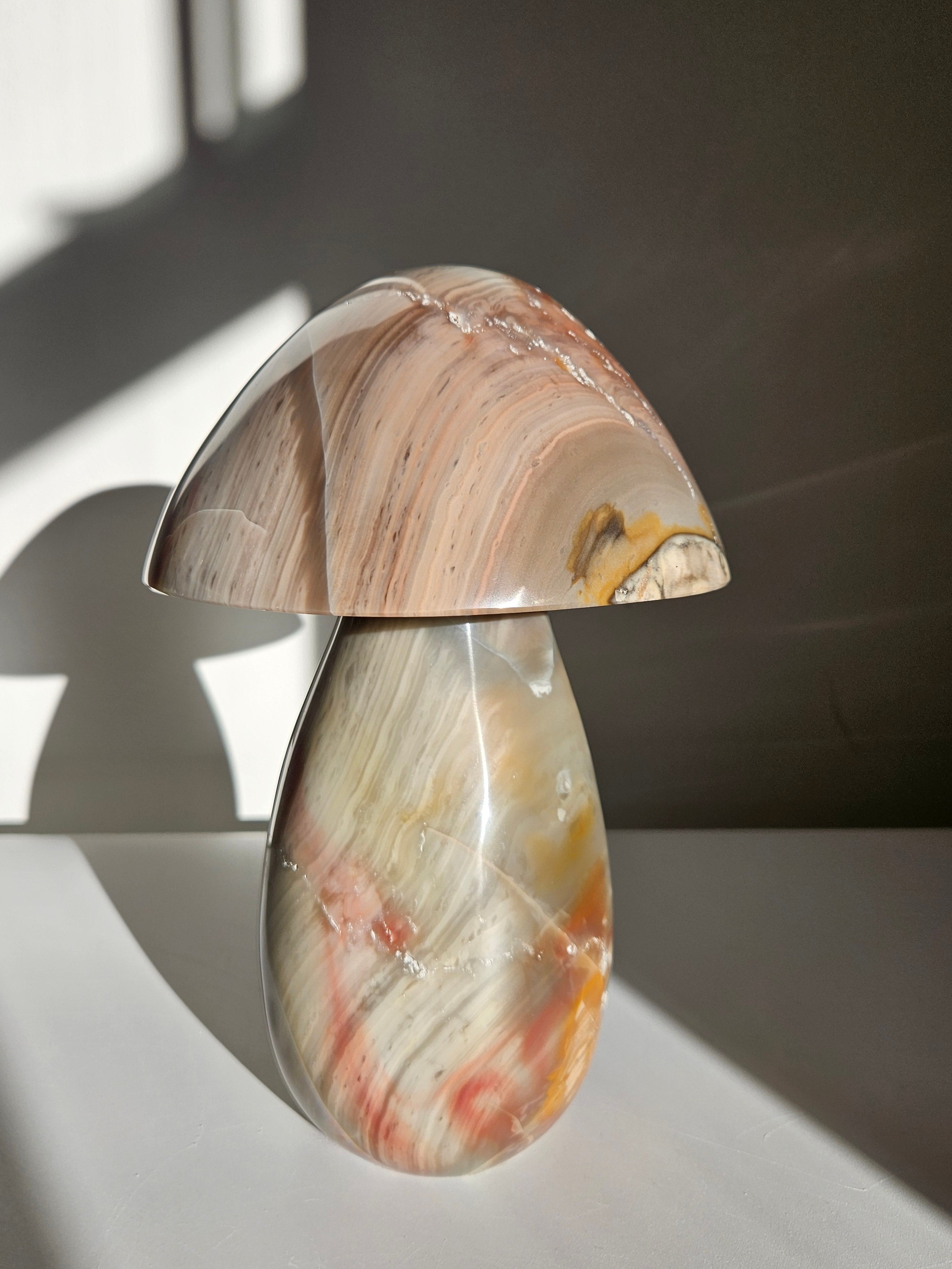 Polychrome Jasper Statement Mushroom 002