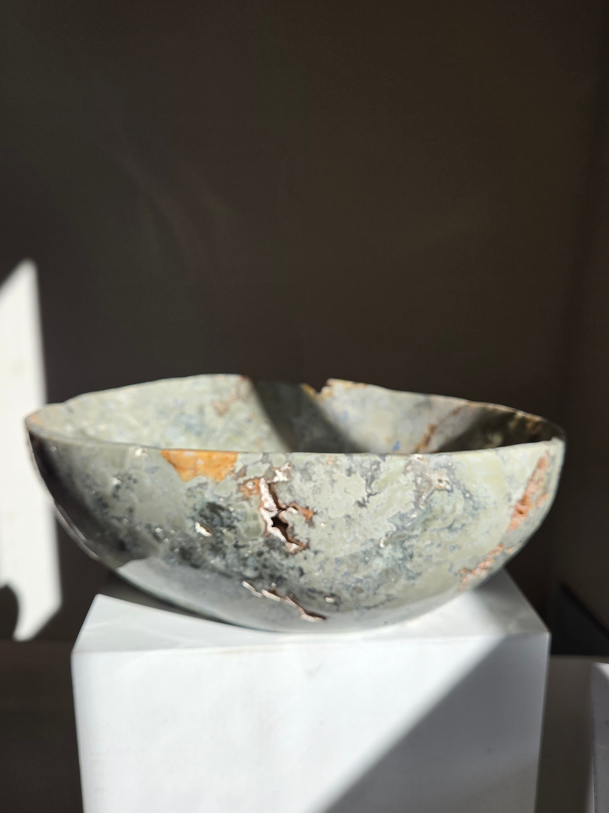 Green Jasper Bowl