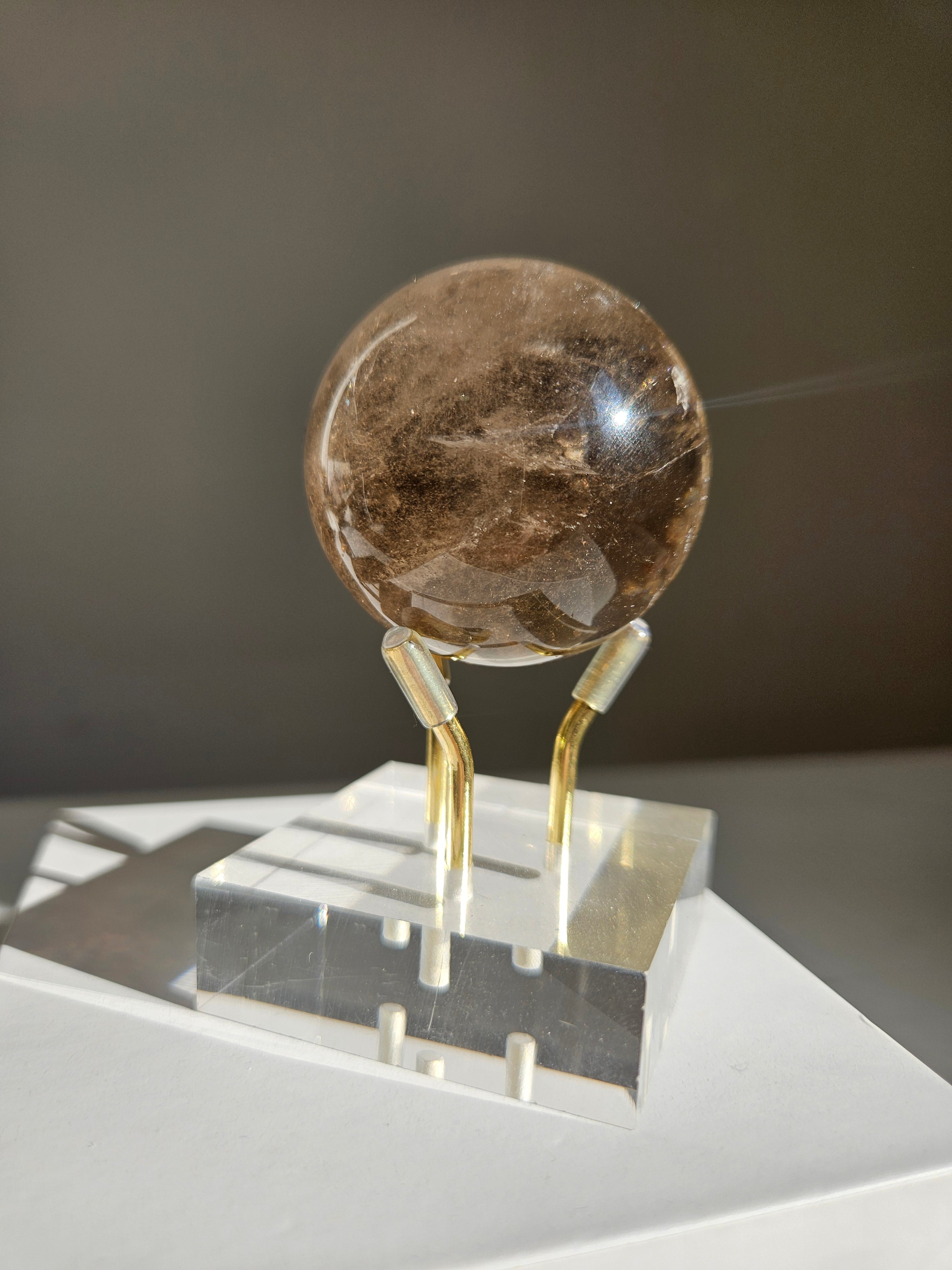 Smoky Quartz Sphere 010