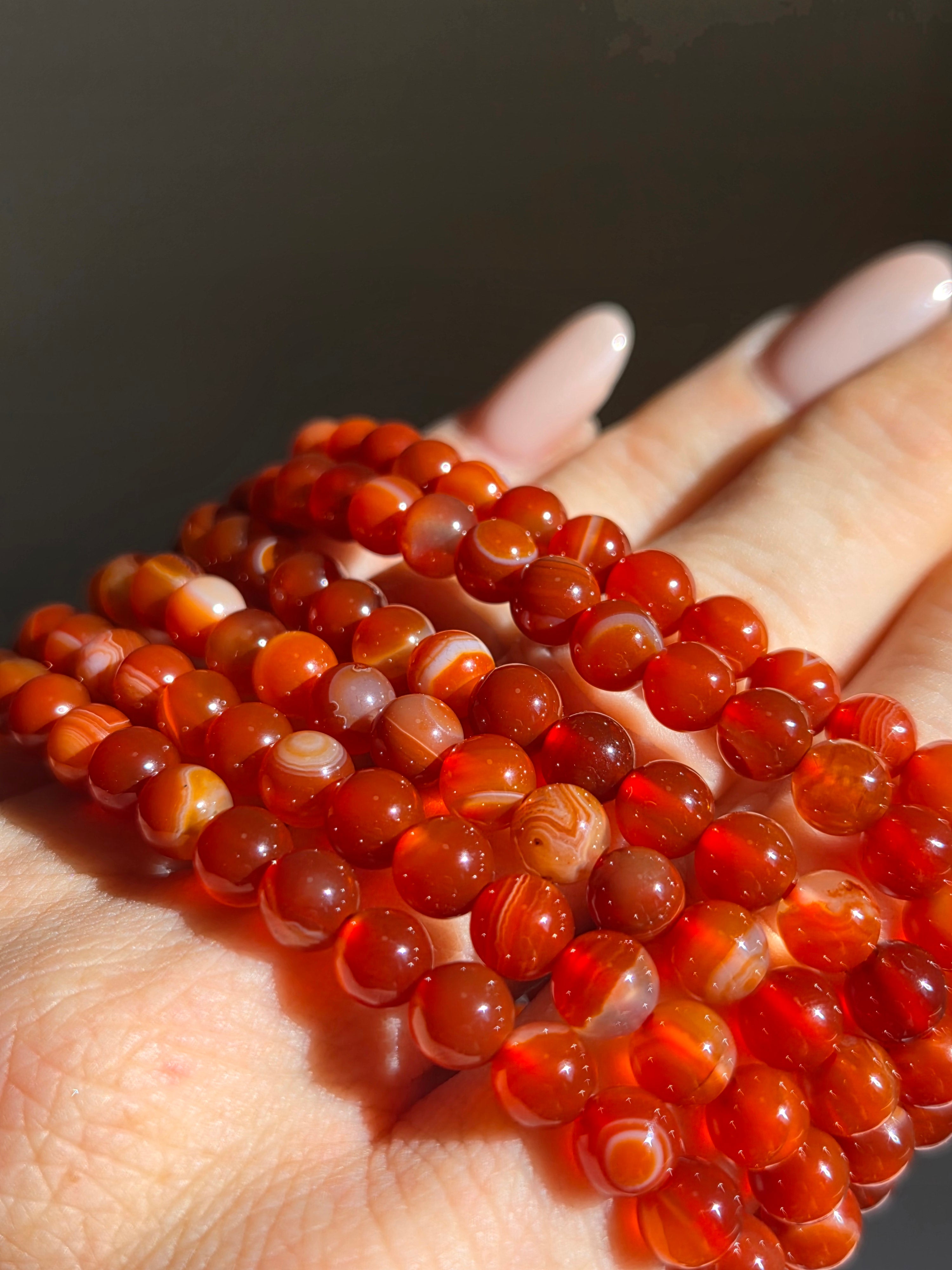 Carnelian Bracelet | 6mm