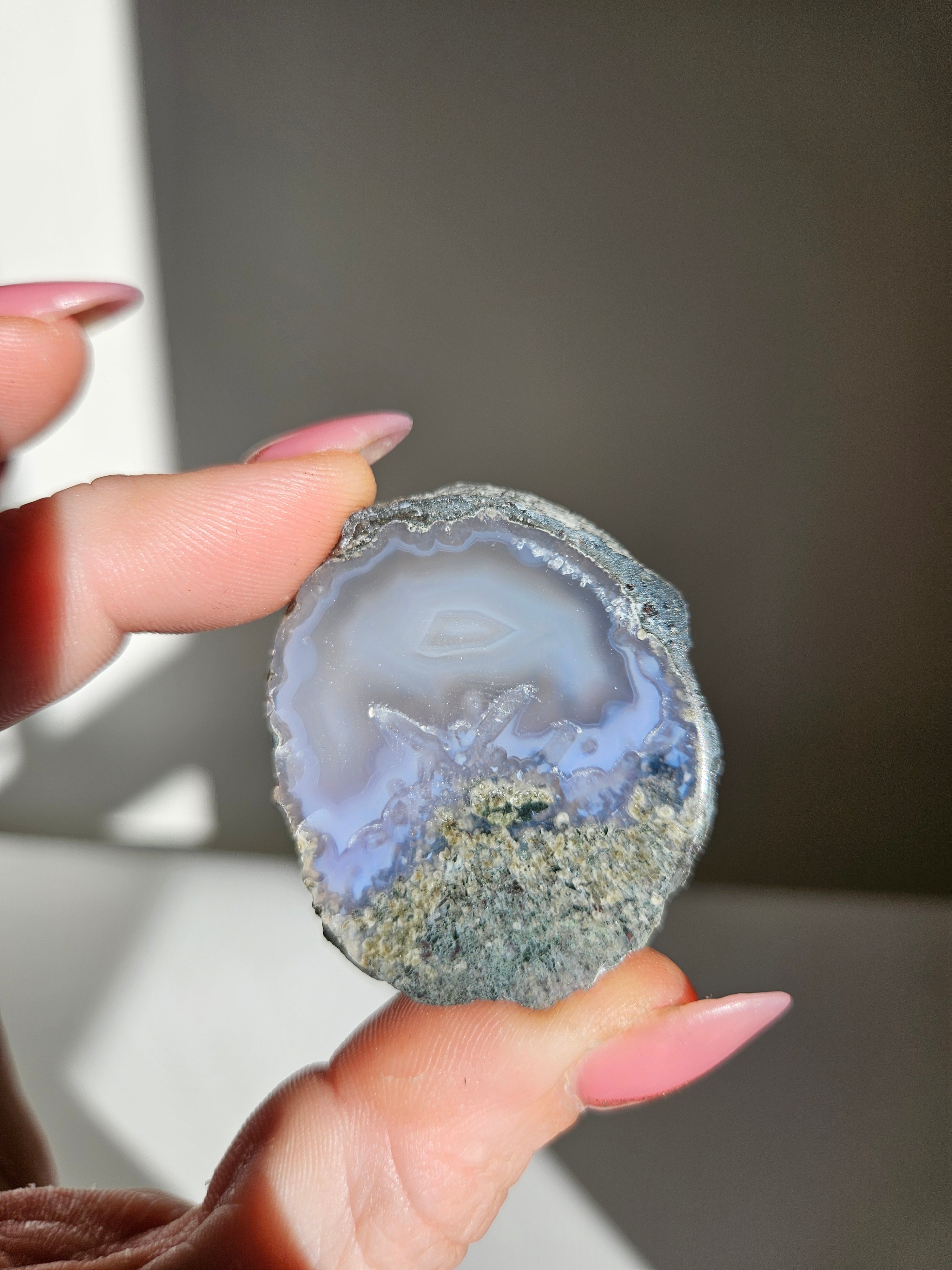 Purple Moss Agate Slab 006