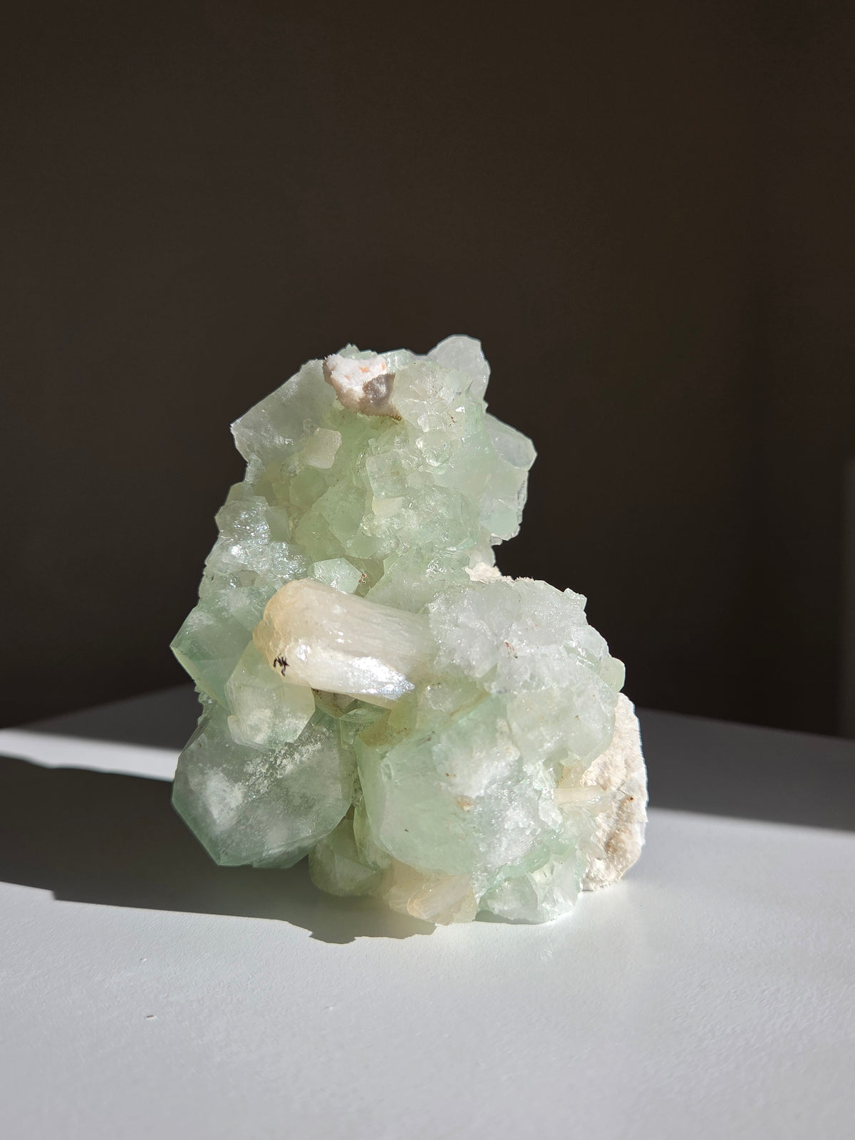 Minty Green Apophyllite 001