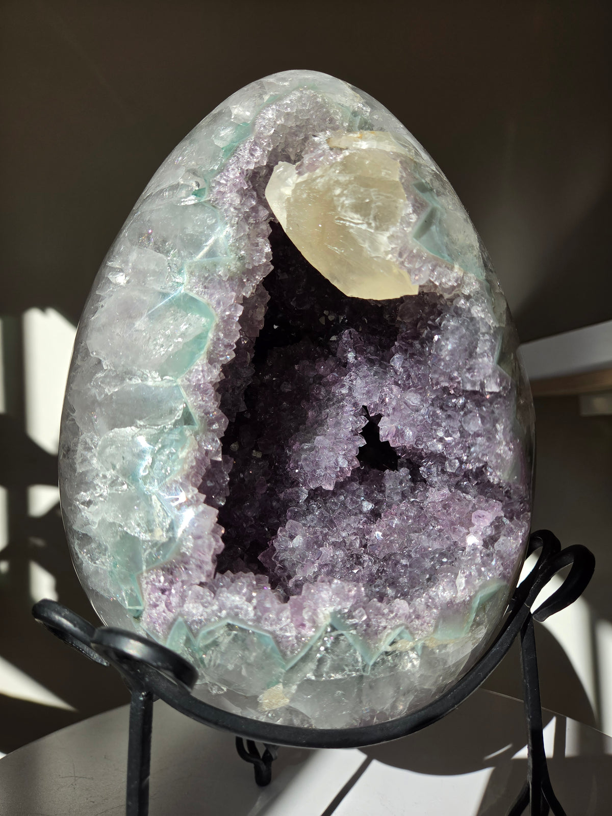 Agate x Amethyst Statement Egg