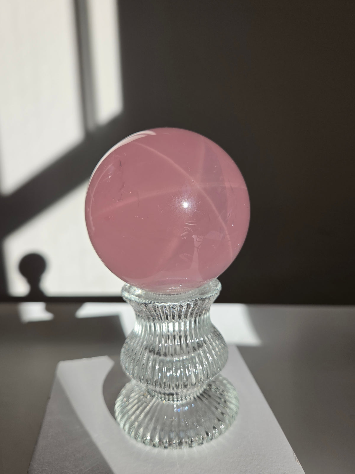 Rose Quartz Sphere 028
